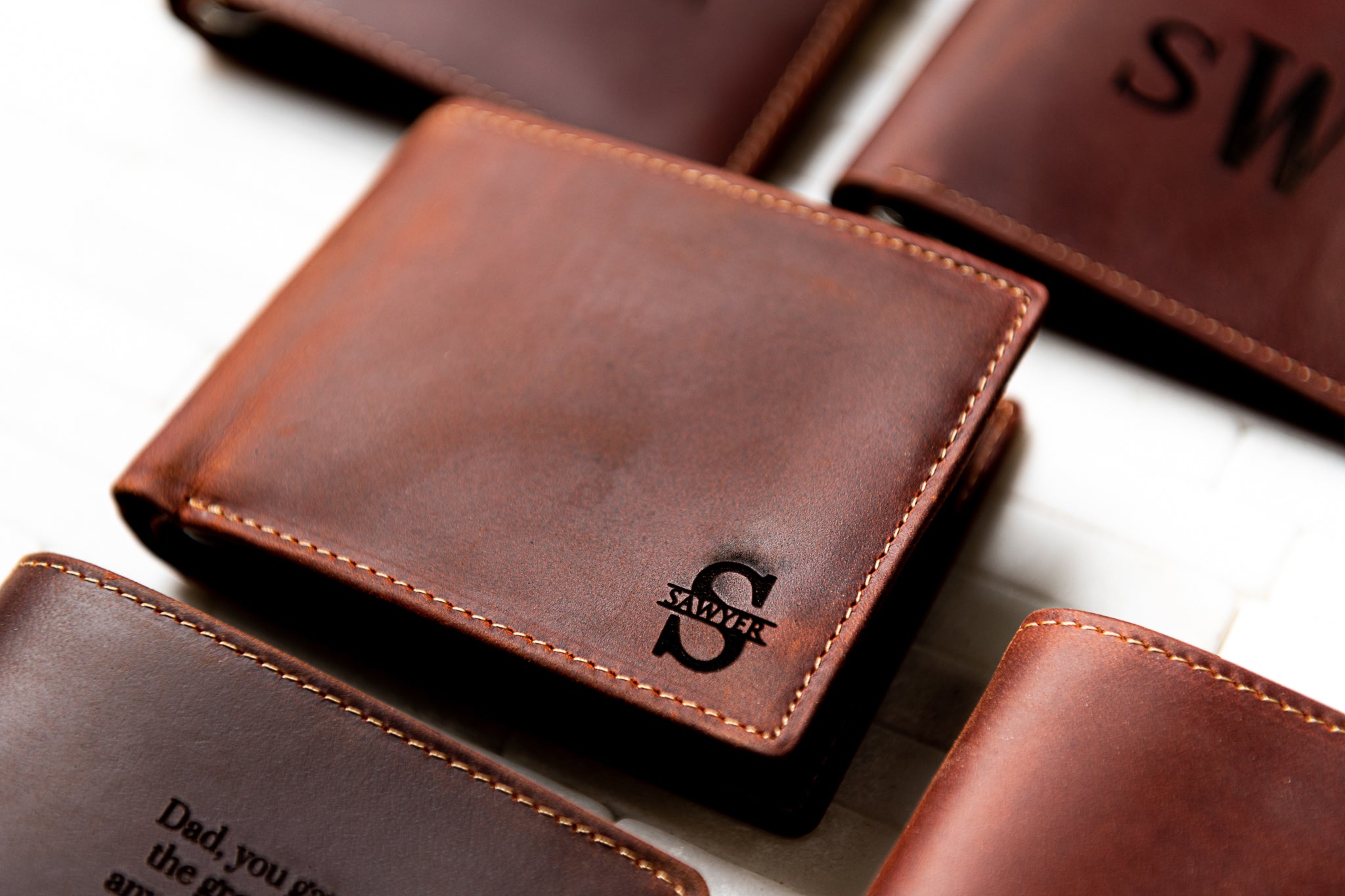 The Key Largo Personalized Leather Wallet