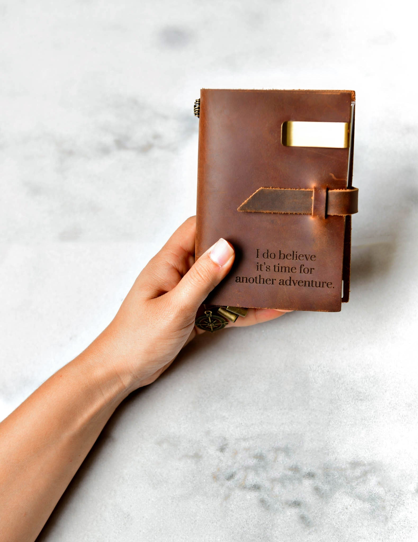 Personalized 3 in 1 Leather Notebook