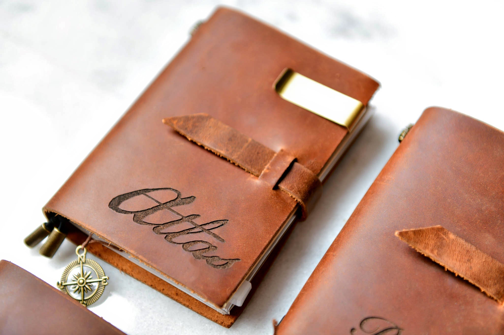 Personalized 3 in 1 Leather Notebook