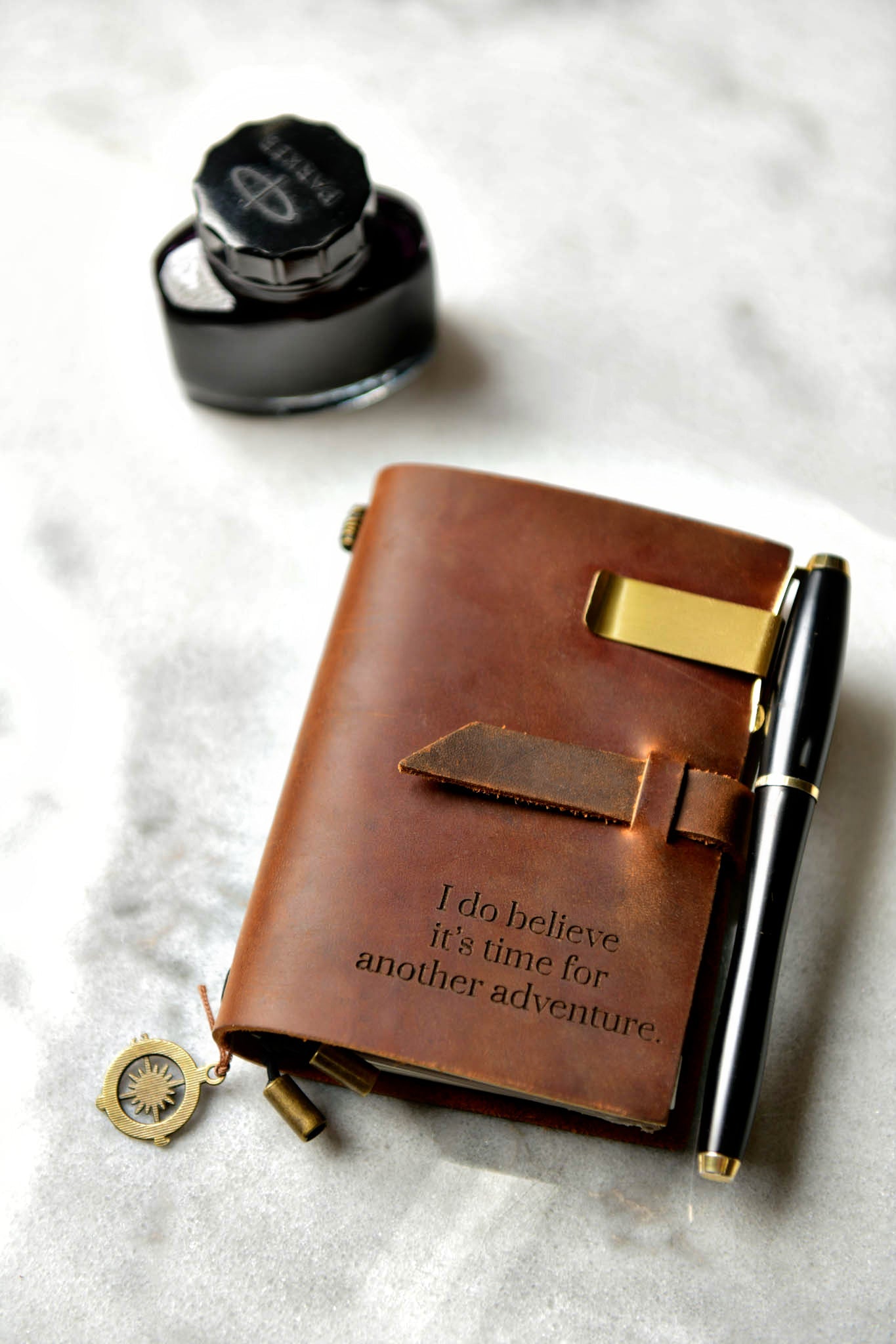 Personalized 3 in 1 Leather Notebook
