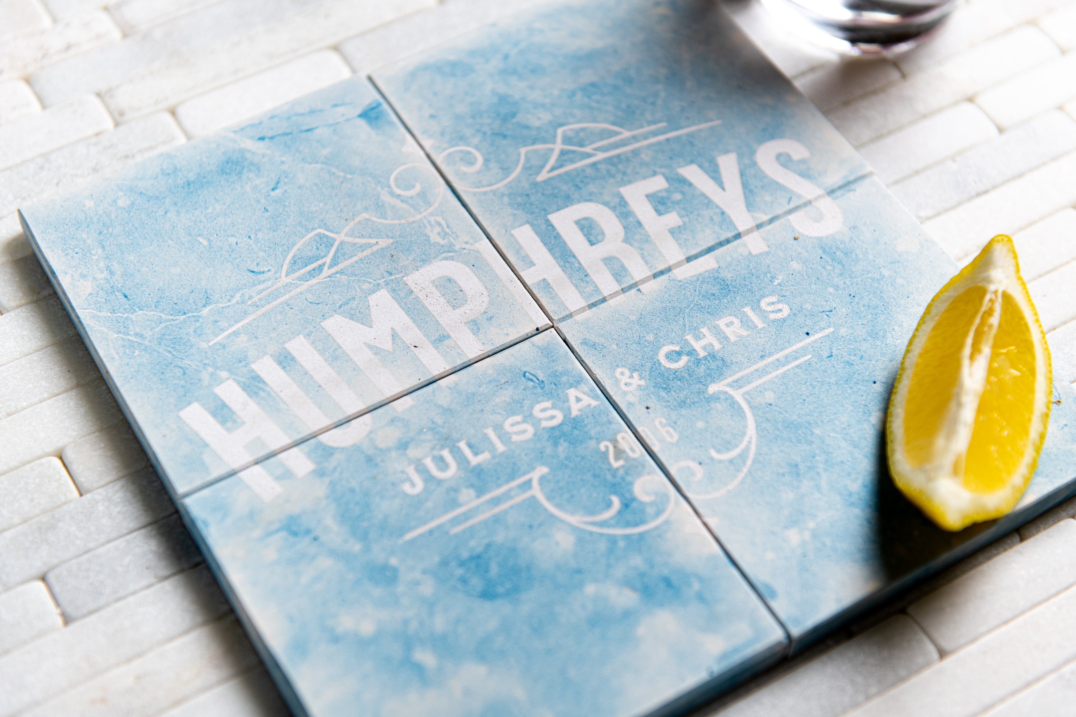Limestone Personalized Coasters