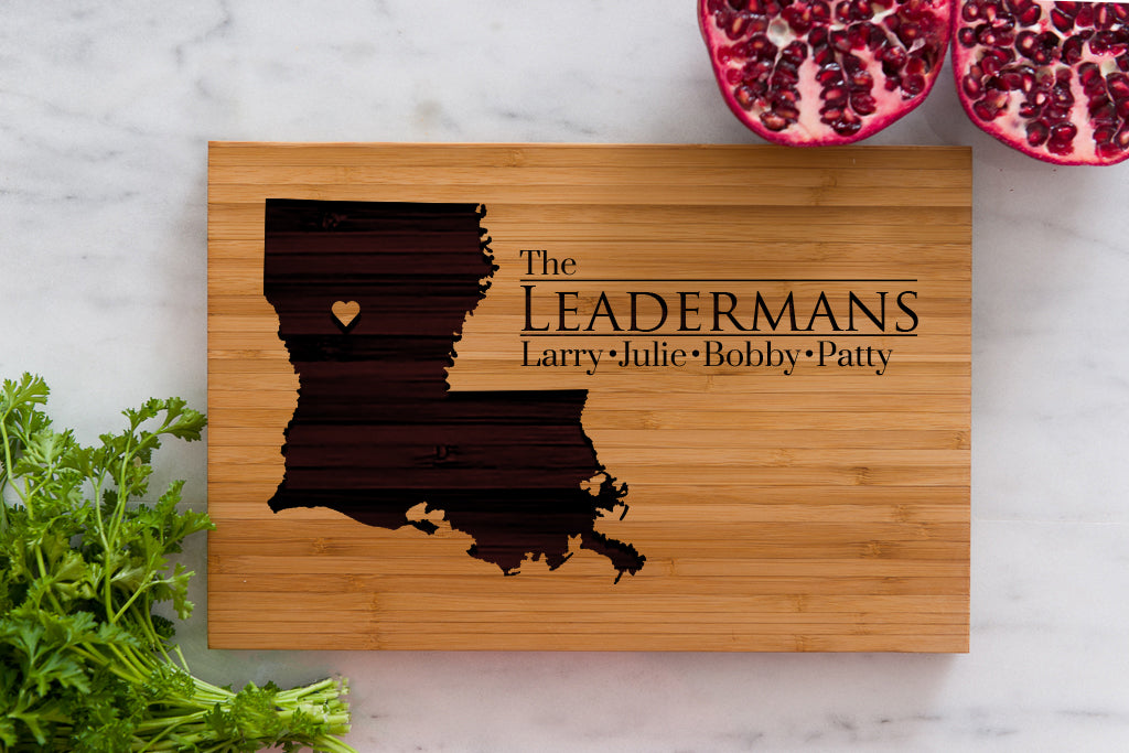 12 x 16 USA Engraved State Cutting Boards