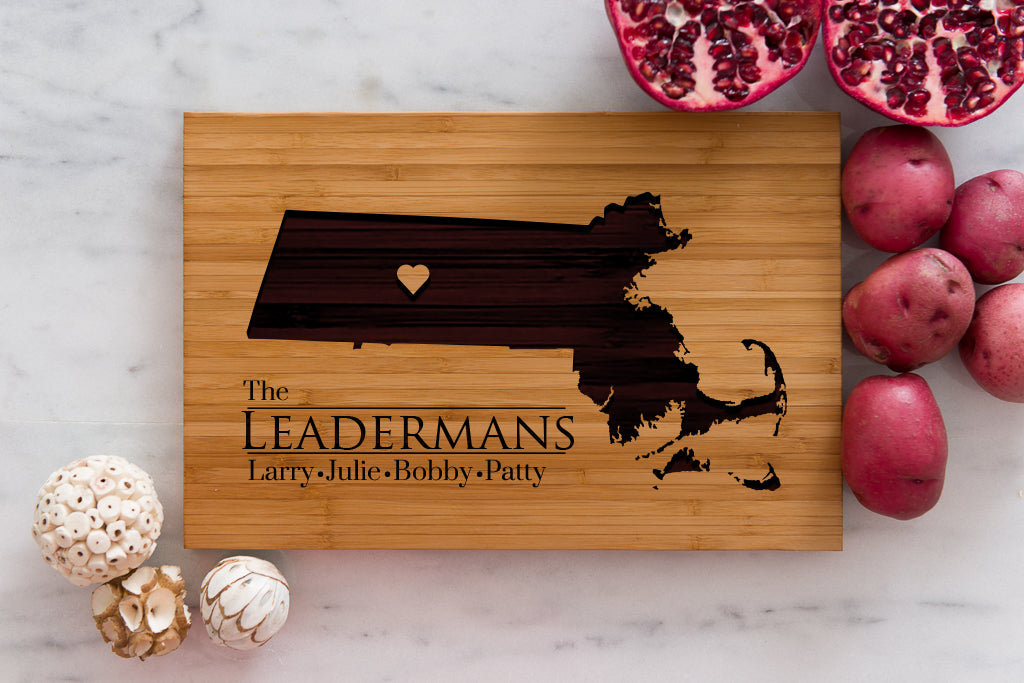 8 x 12 USA Engraved State Cutting Boards
