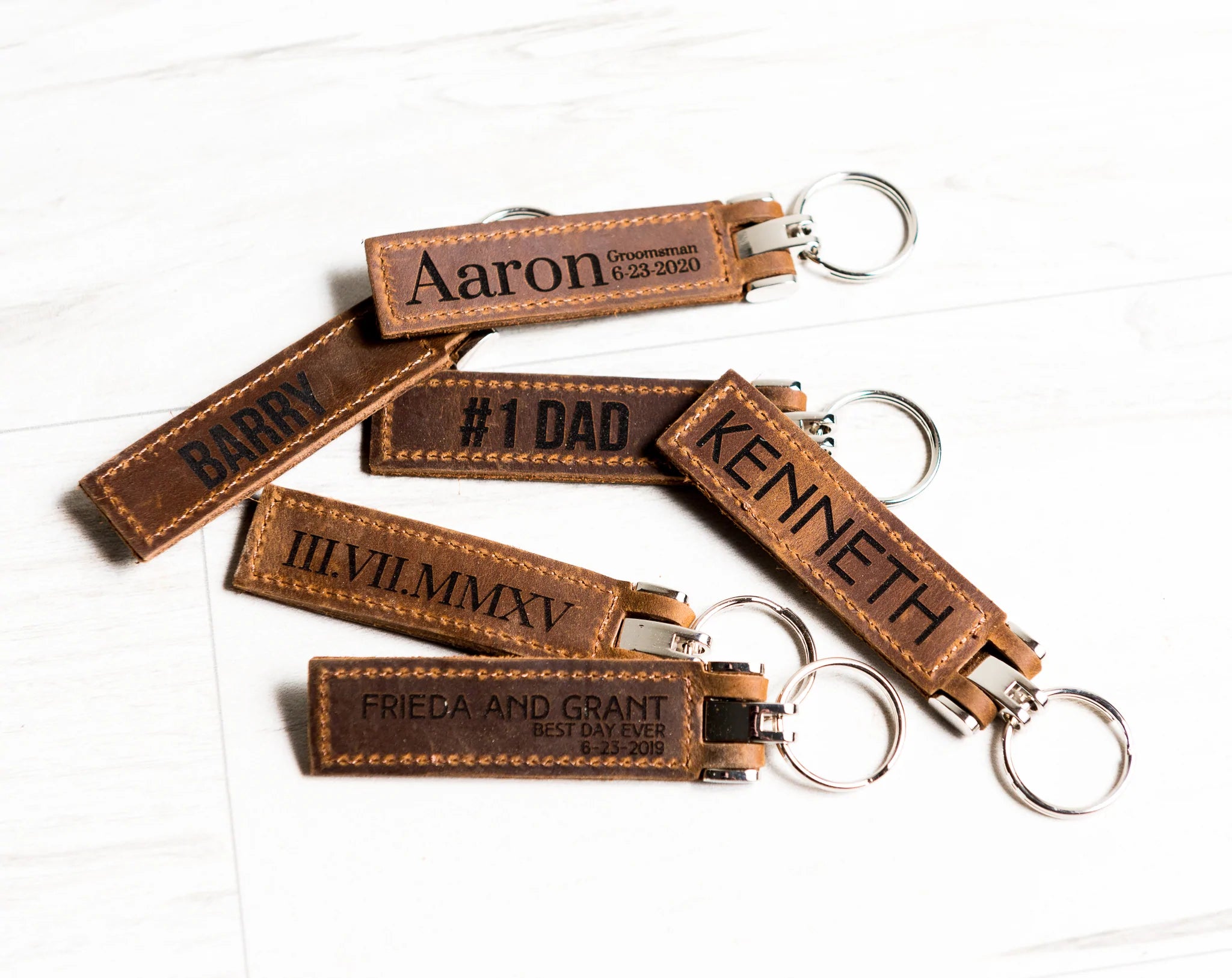 The Miami Personalized Keychain