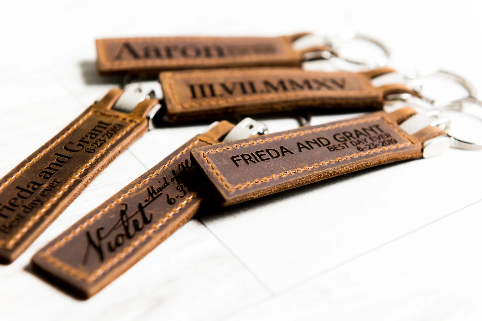 The Miami Personalized Keychain