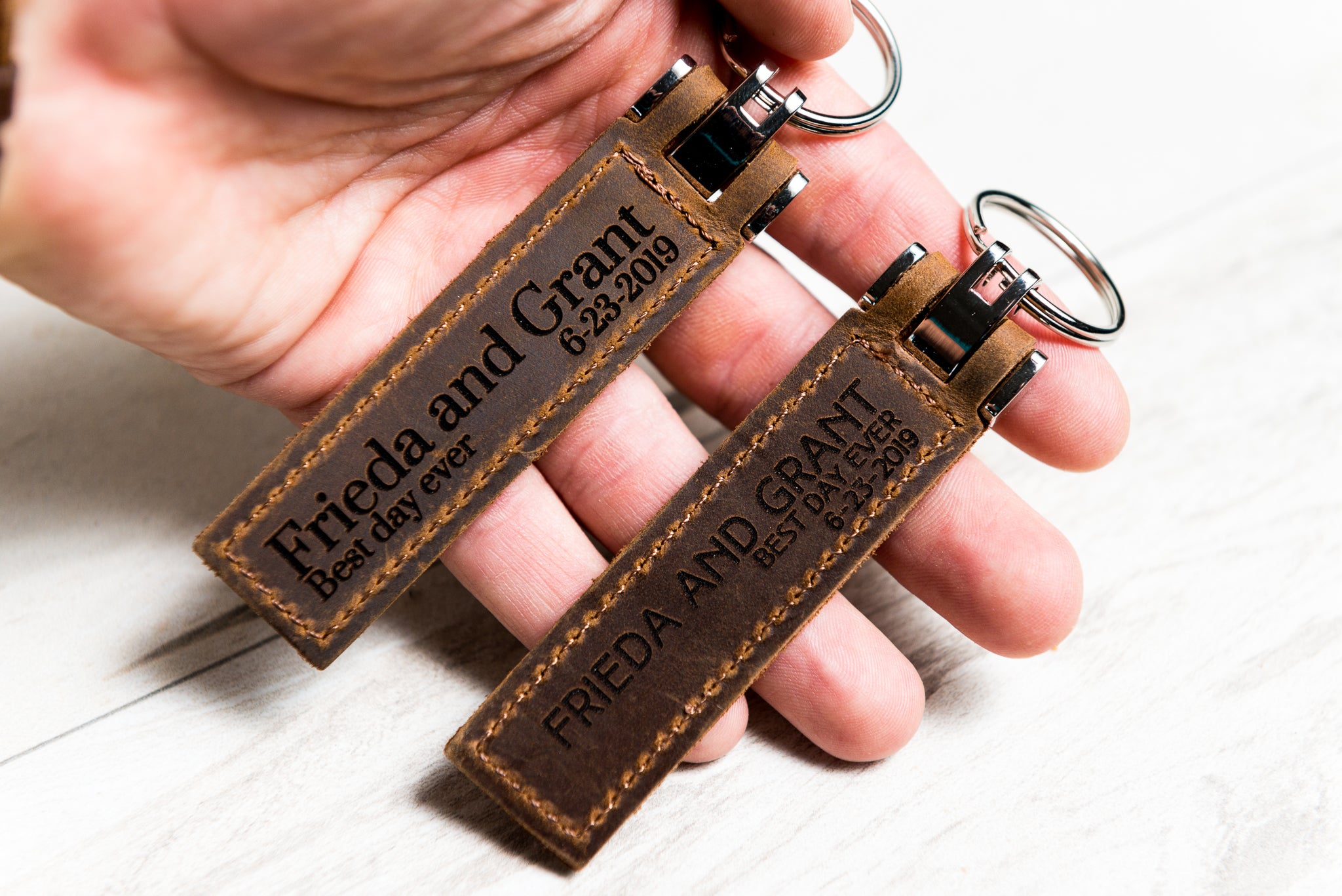 The Miami Personalized Keychain