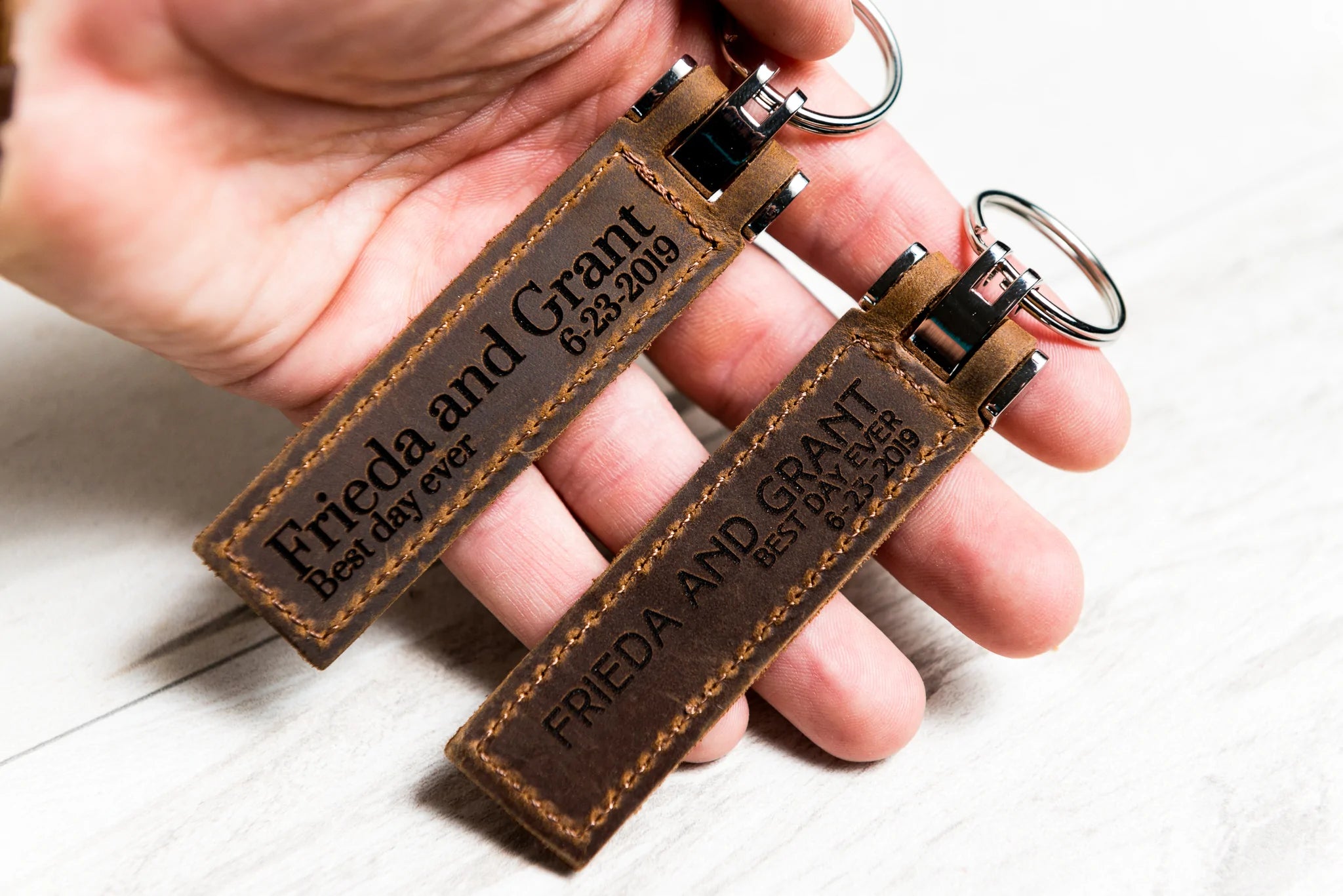 The Miami Personalized Keychain