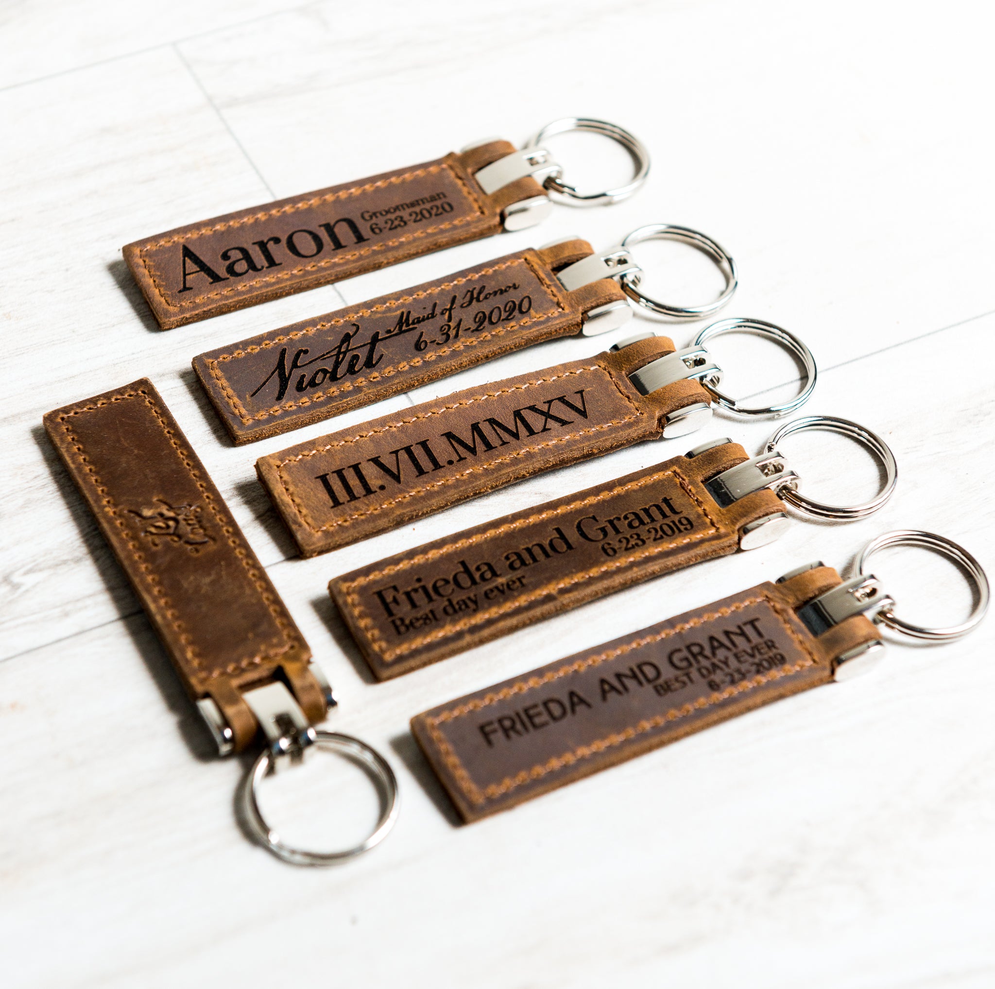The Miami Personalized Keychain