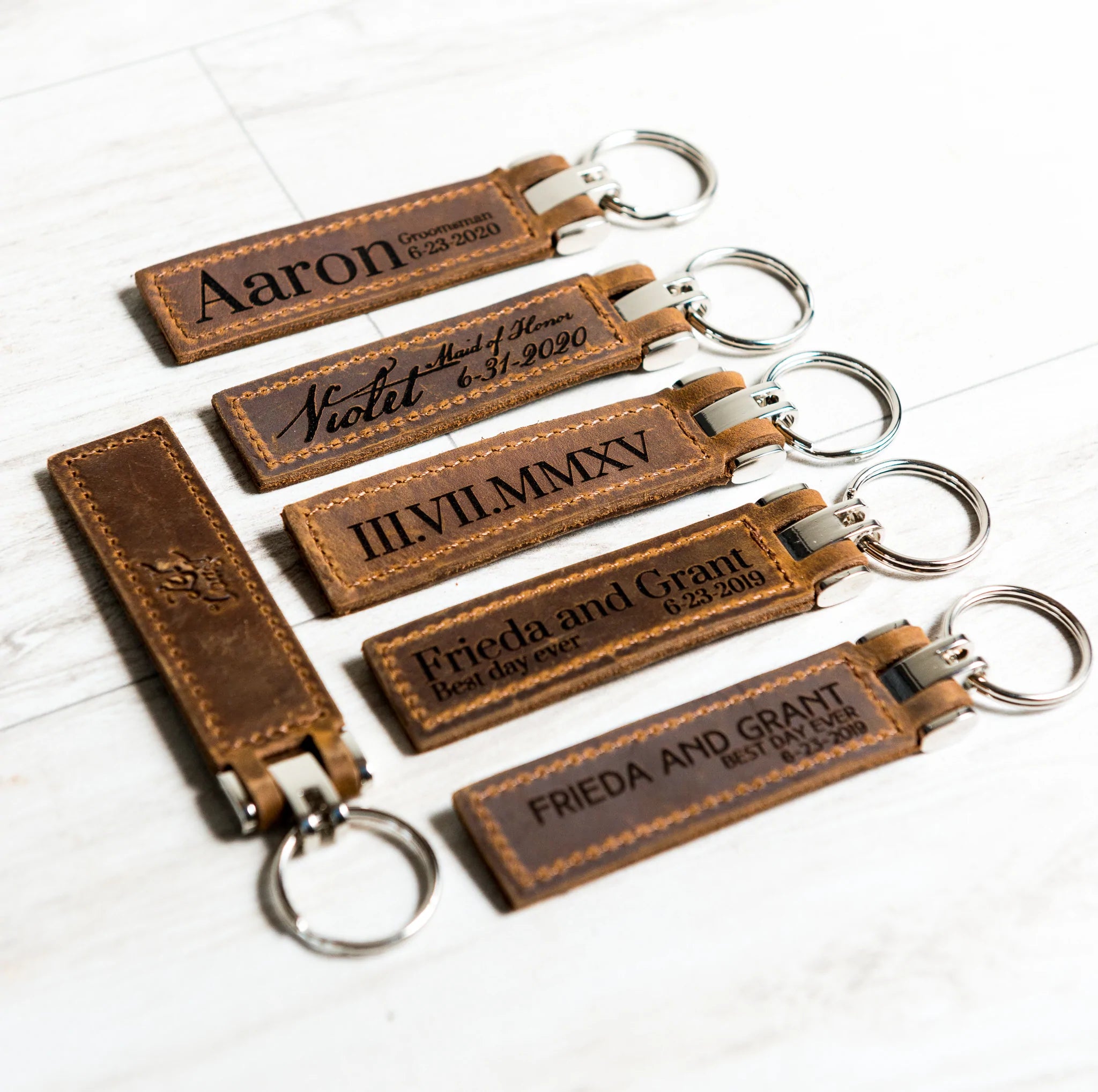 The Miami Personalized Keychain