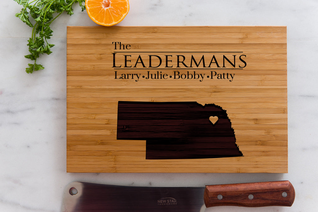 8 x 12 USA Engraved State Cutting Boards