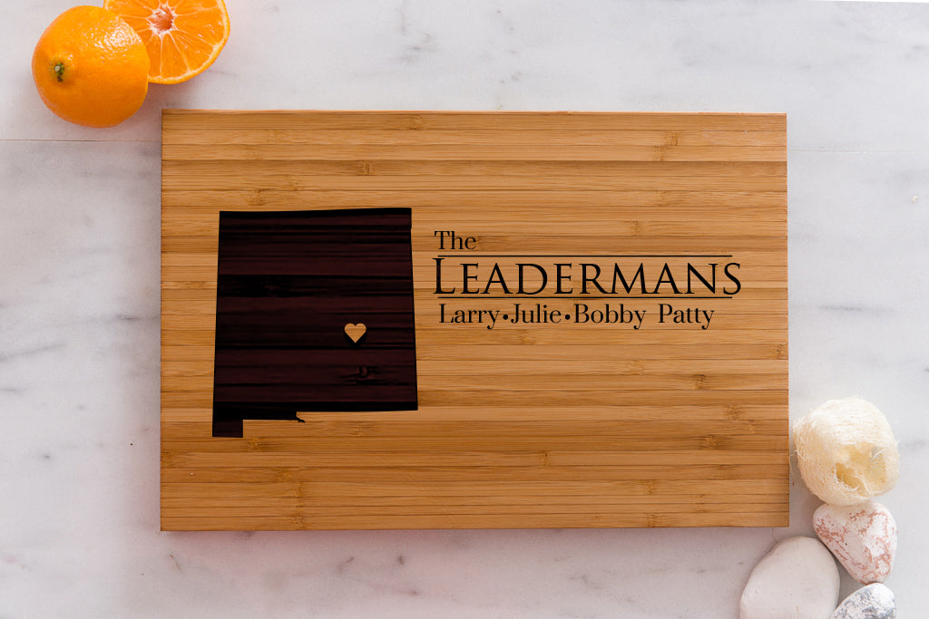 8 x 12 USA Engraved State Cutting Boards
