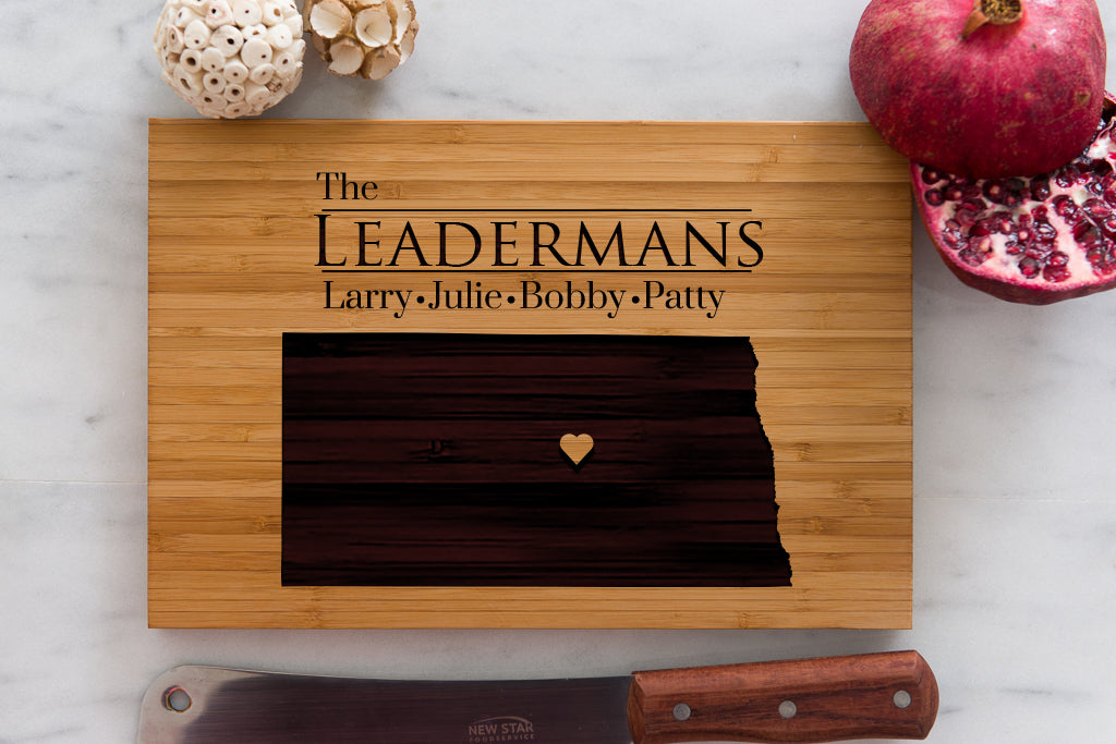 8 x 12 USA Engraved State Cutting Boards