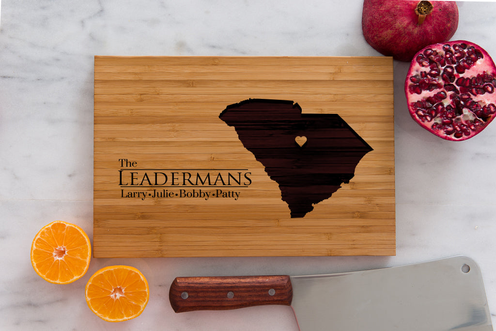8 x 12 USA Engraved State Cutting Boards
