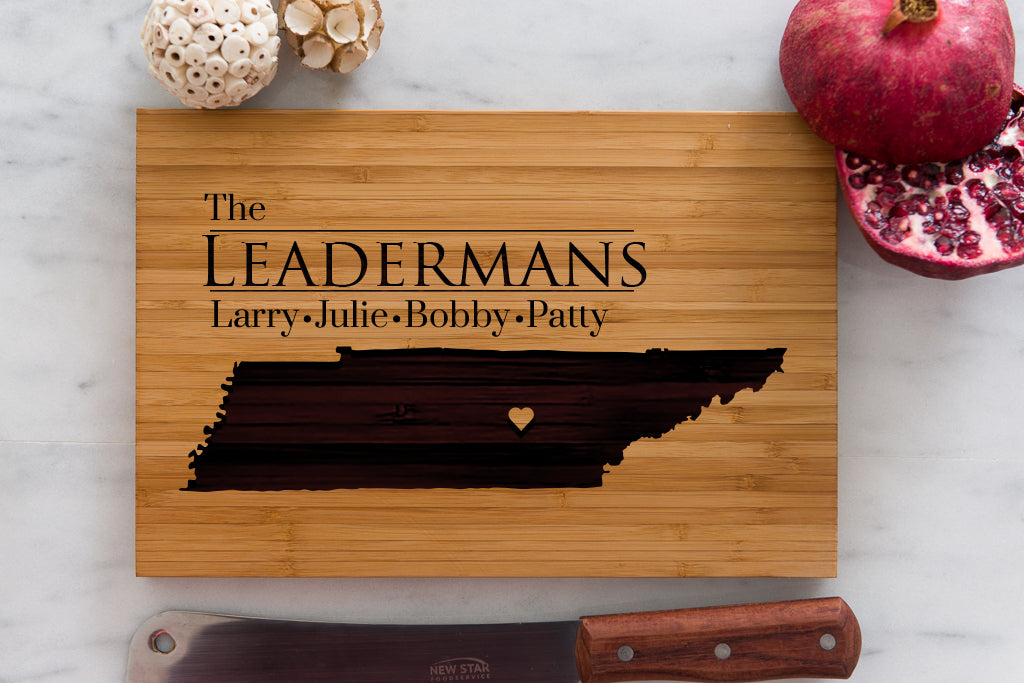 8 x 12 USA Engraved State Cutting Boards