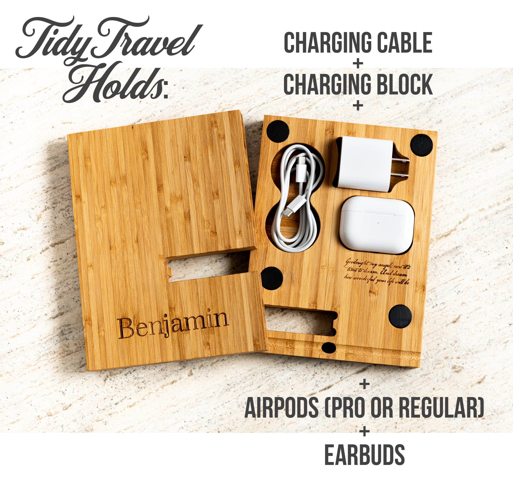 Magnetic Travel Stand Personalized Phone or Tablet Dock