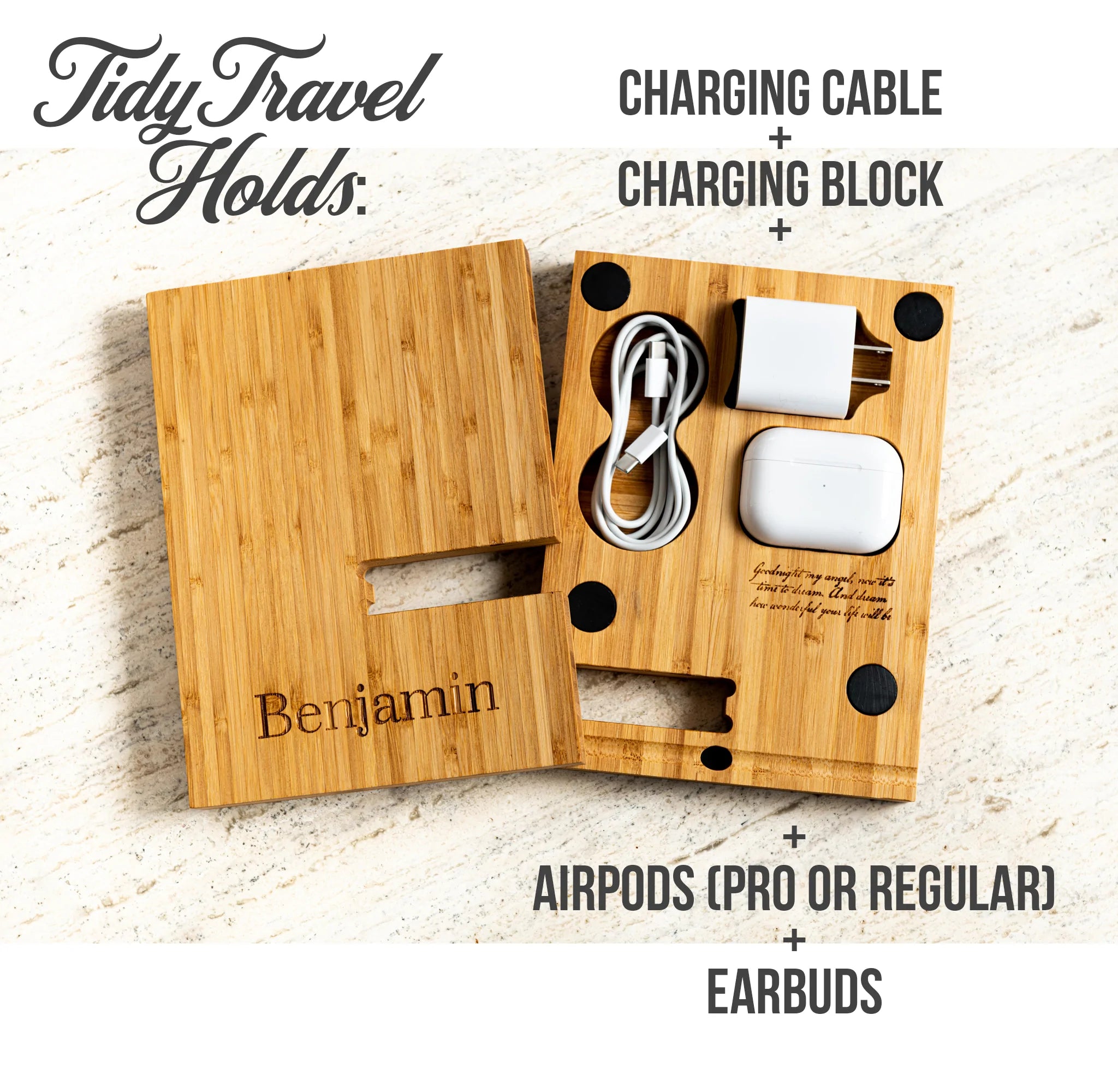 Magnetic Travel Stand Personalized Phone or Tablet Dock
