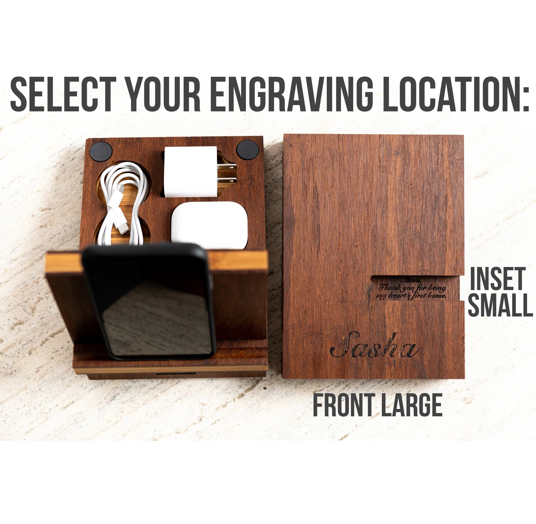 Magnetic Travel Stand Personalized Phone or Tablet Dock