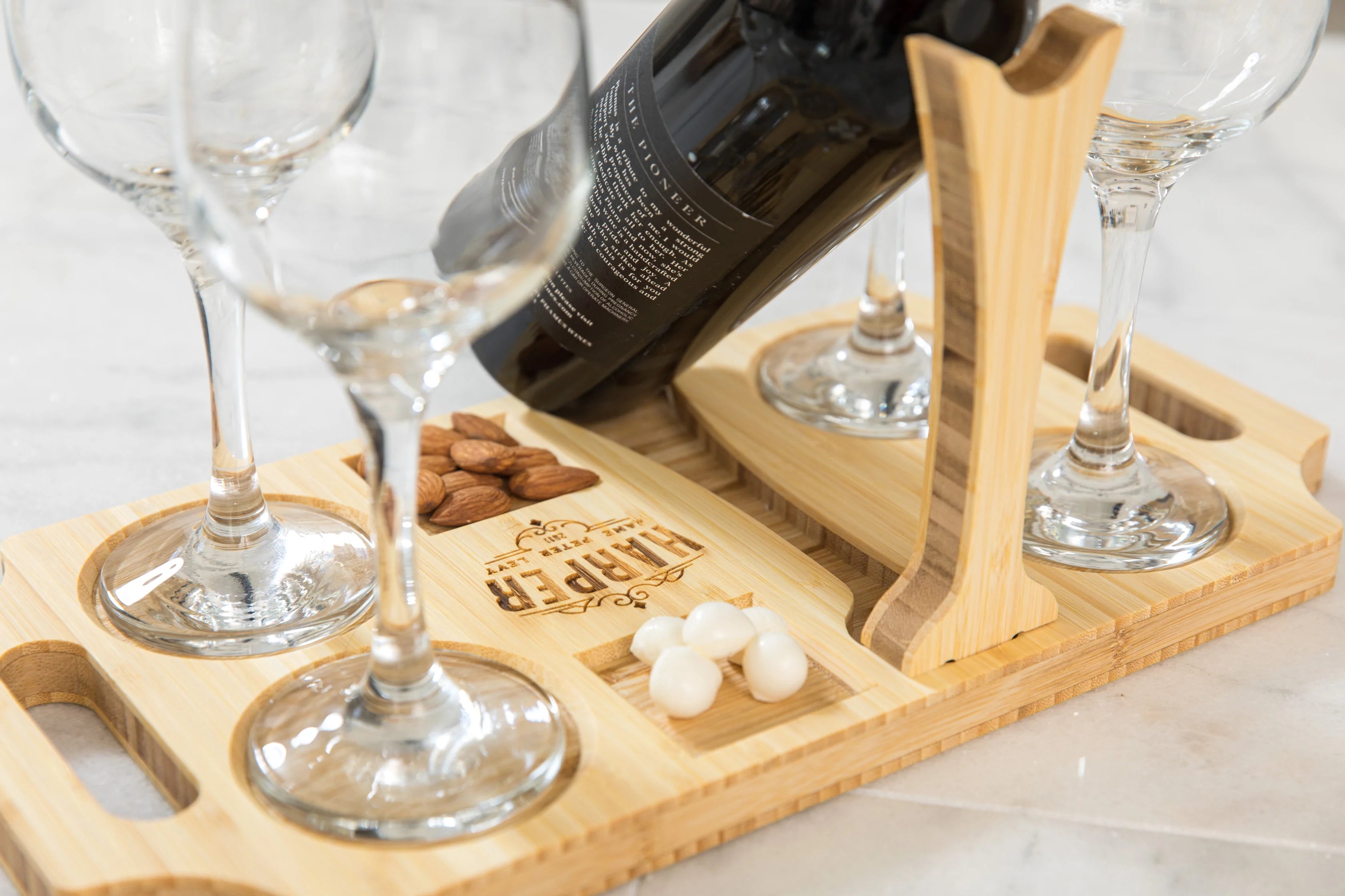 Wine Presentation Boards 4 Piece Gift Set