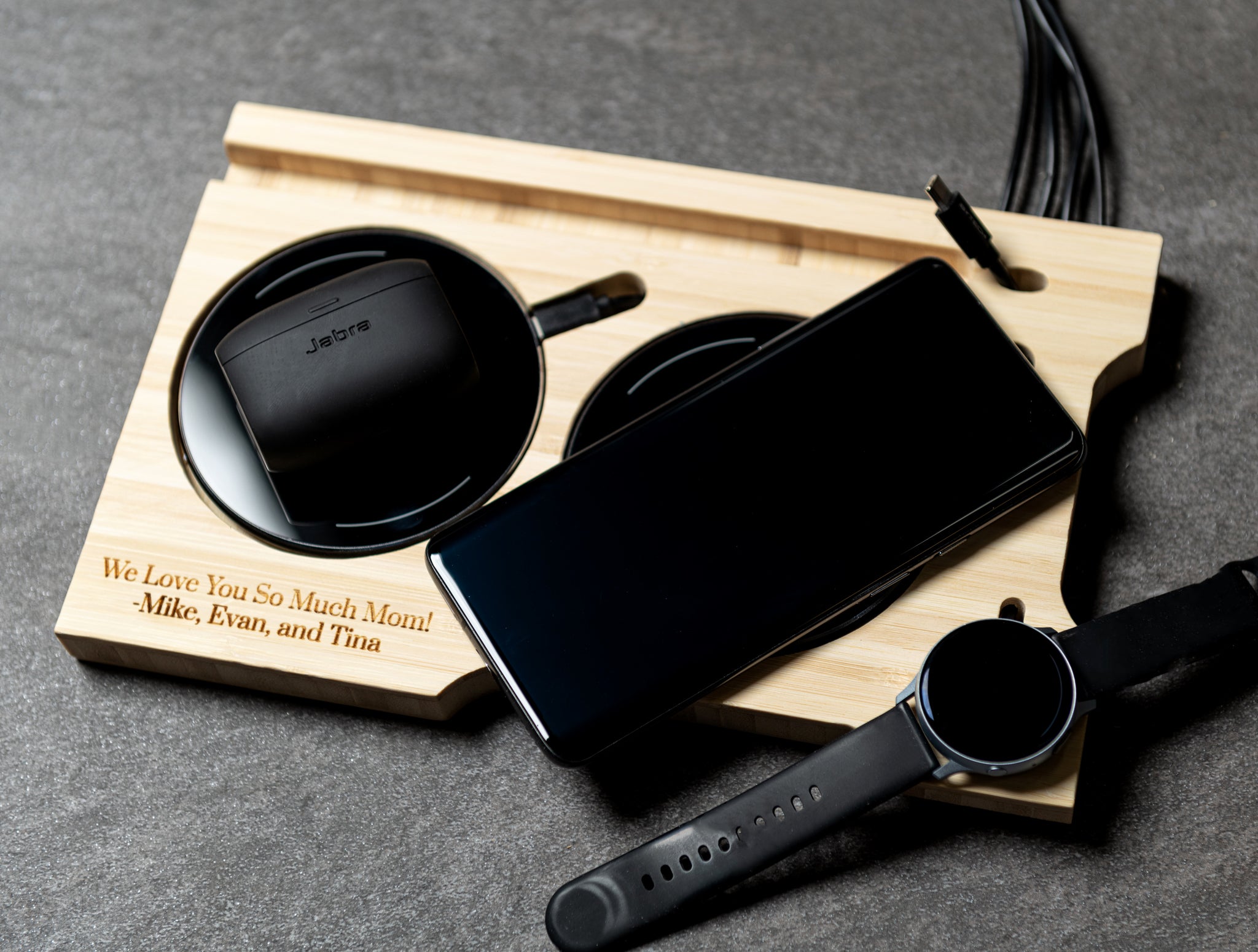 Wireless Charging Station for Galaxy Phone and Active Watch
