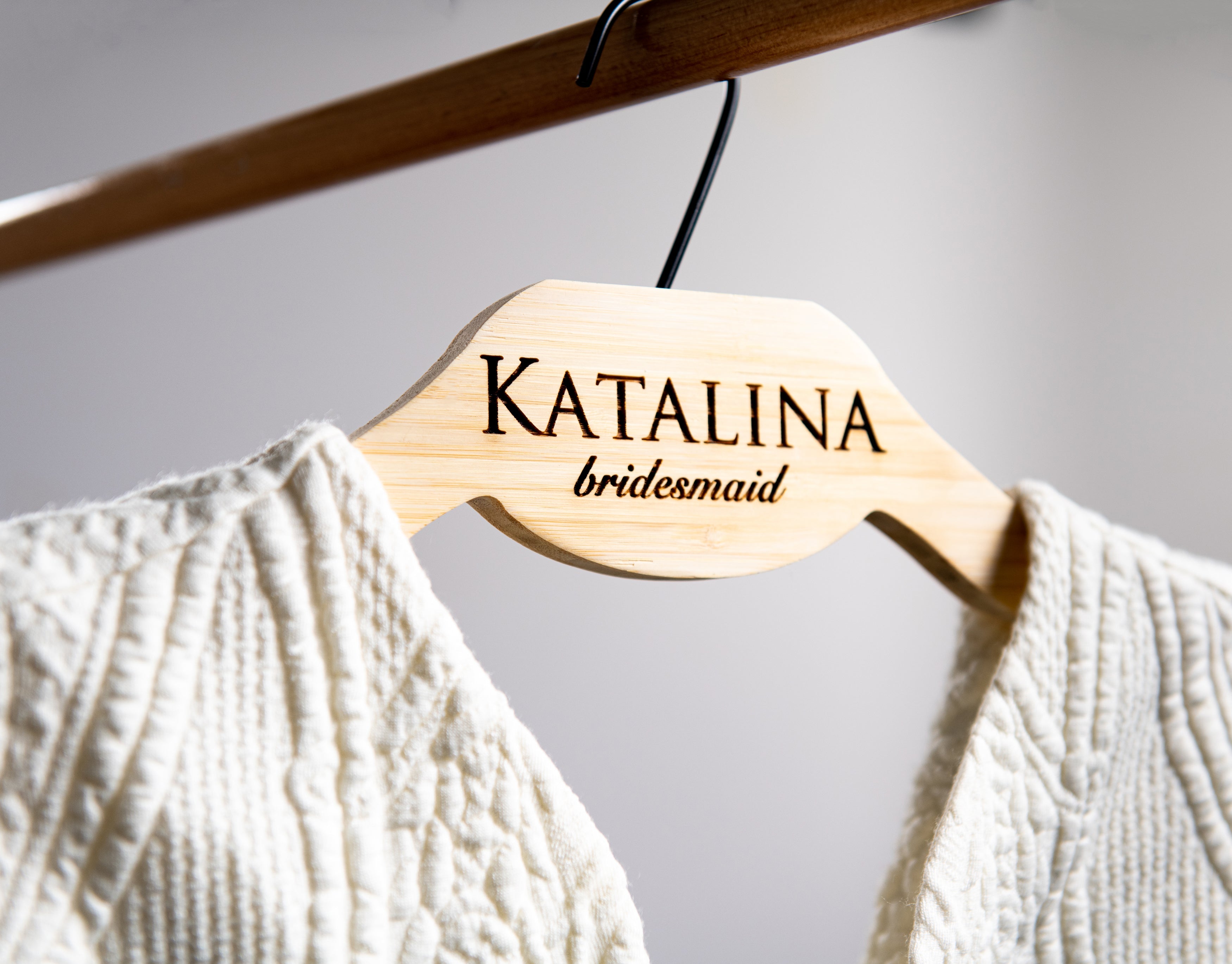 Woodwright Personalized Hanger | Engraved