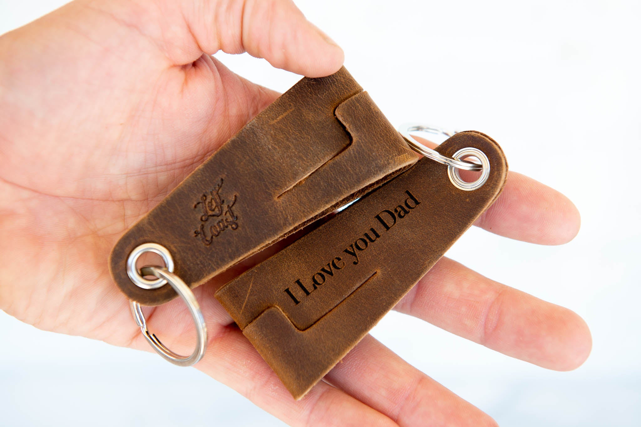 The YouTube Personalized Cell Phone Stand Leather Keychain