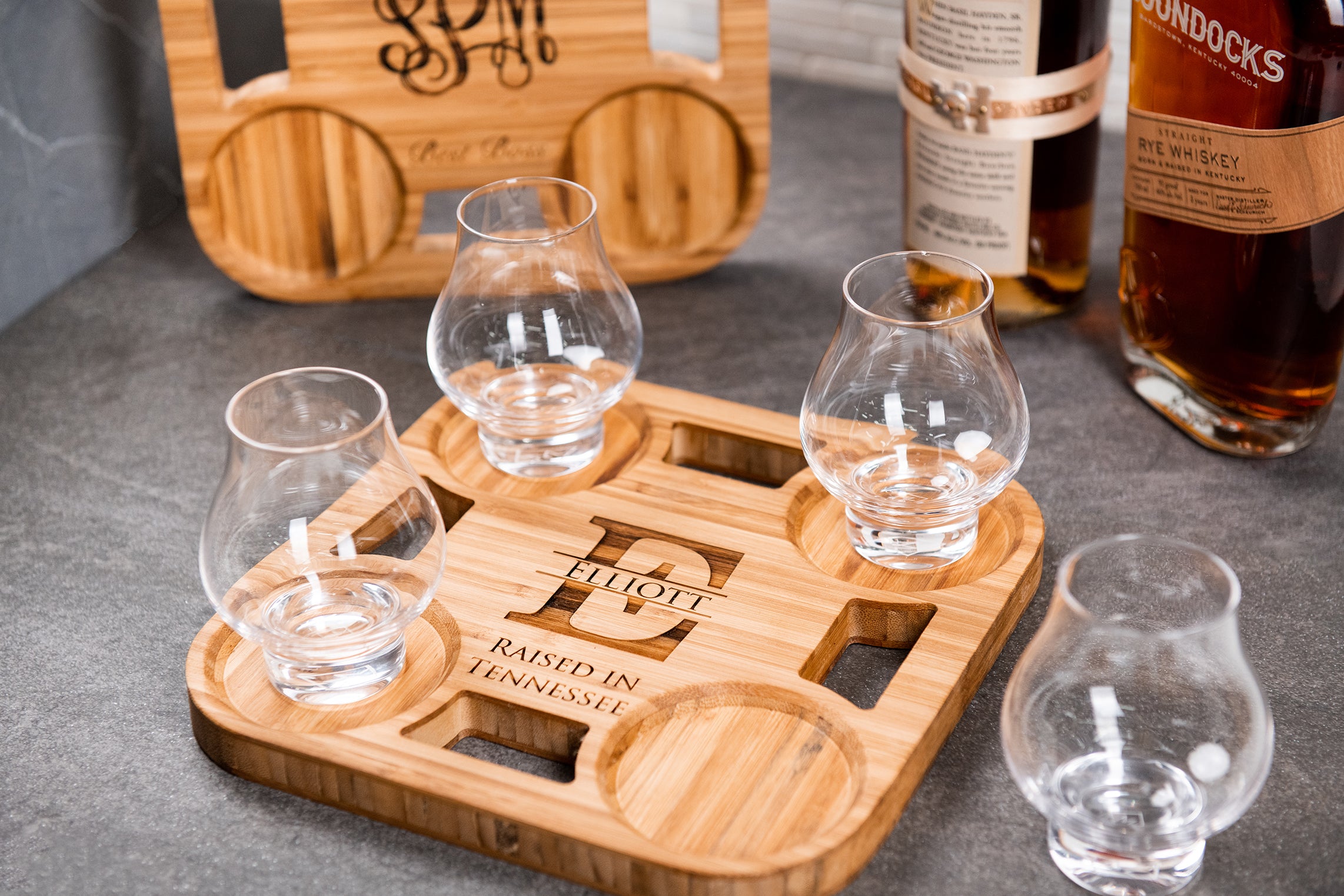 Personalized Decanter Tray