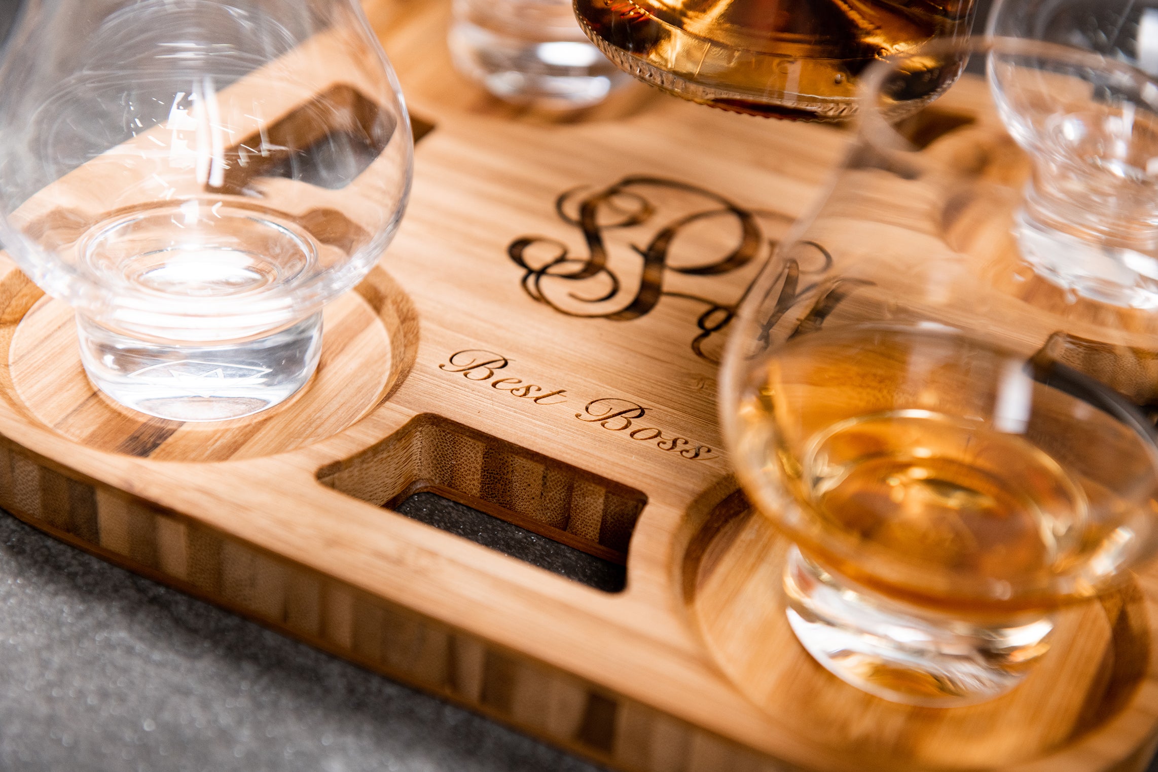 Personalized Decanter Tray