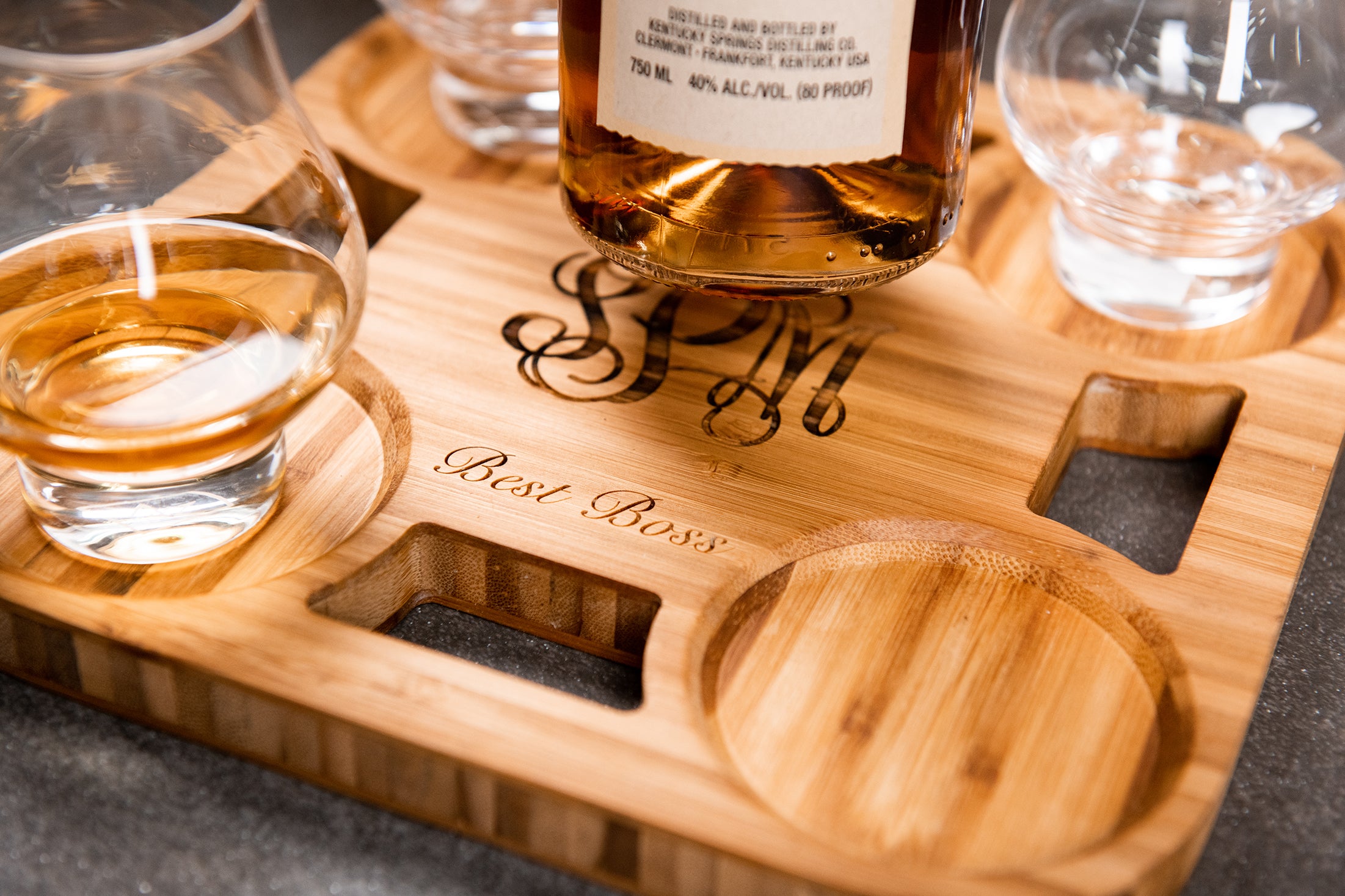 Personalized Decanter Tray