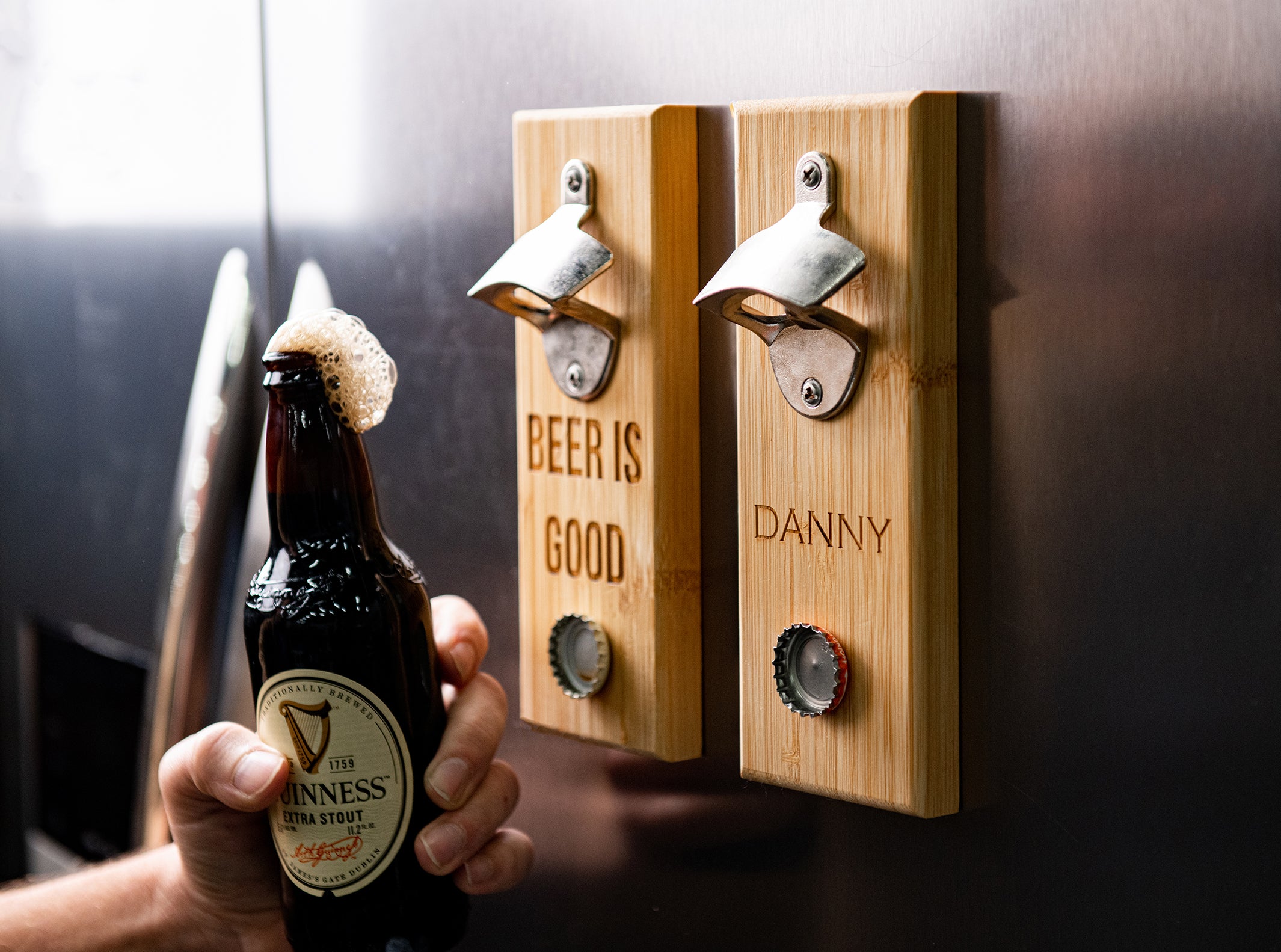 Magnetic Fridge Mount Bottle Opener