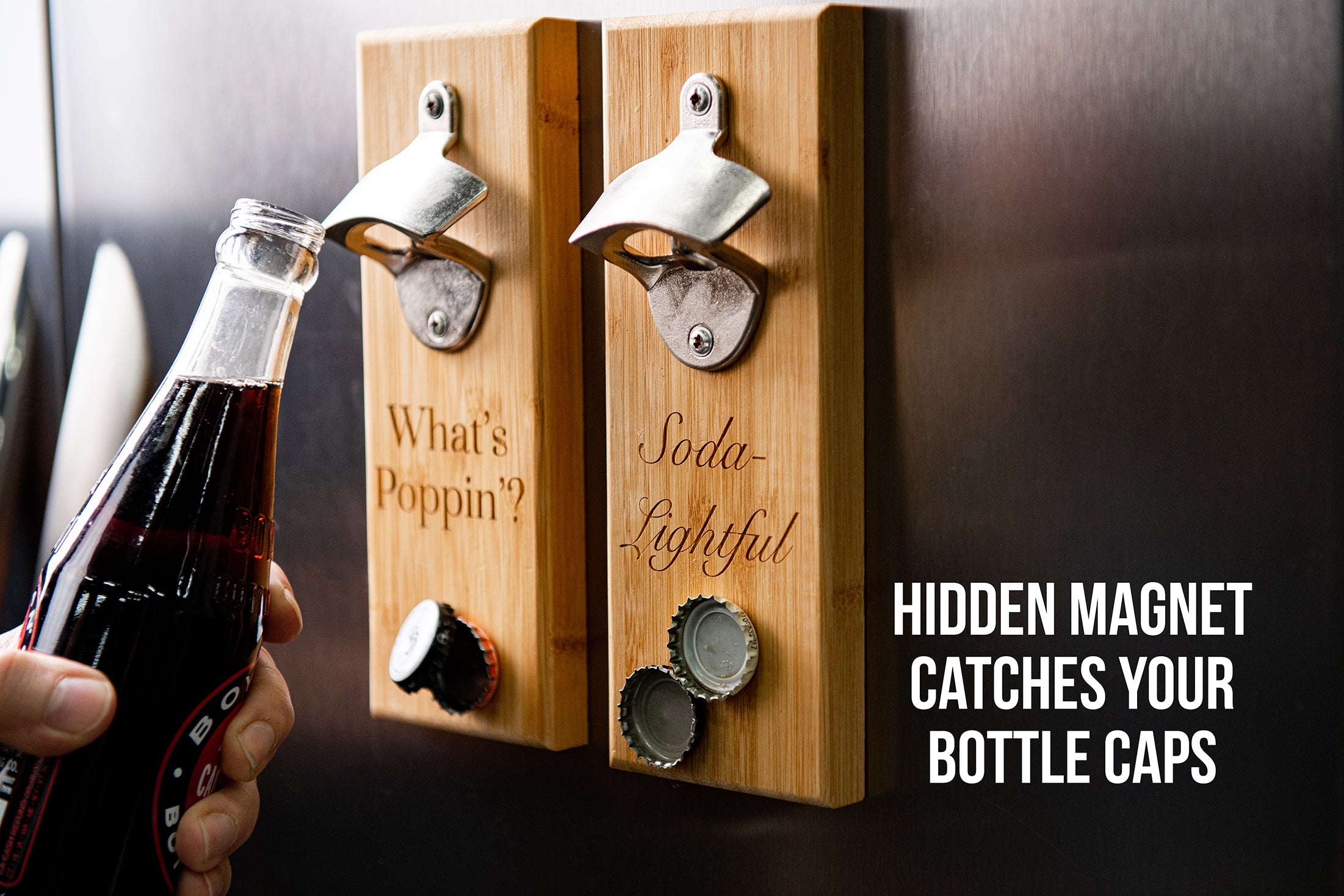 Magnetic Fridge Mount Bottle Opener