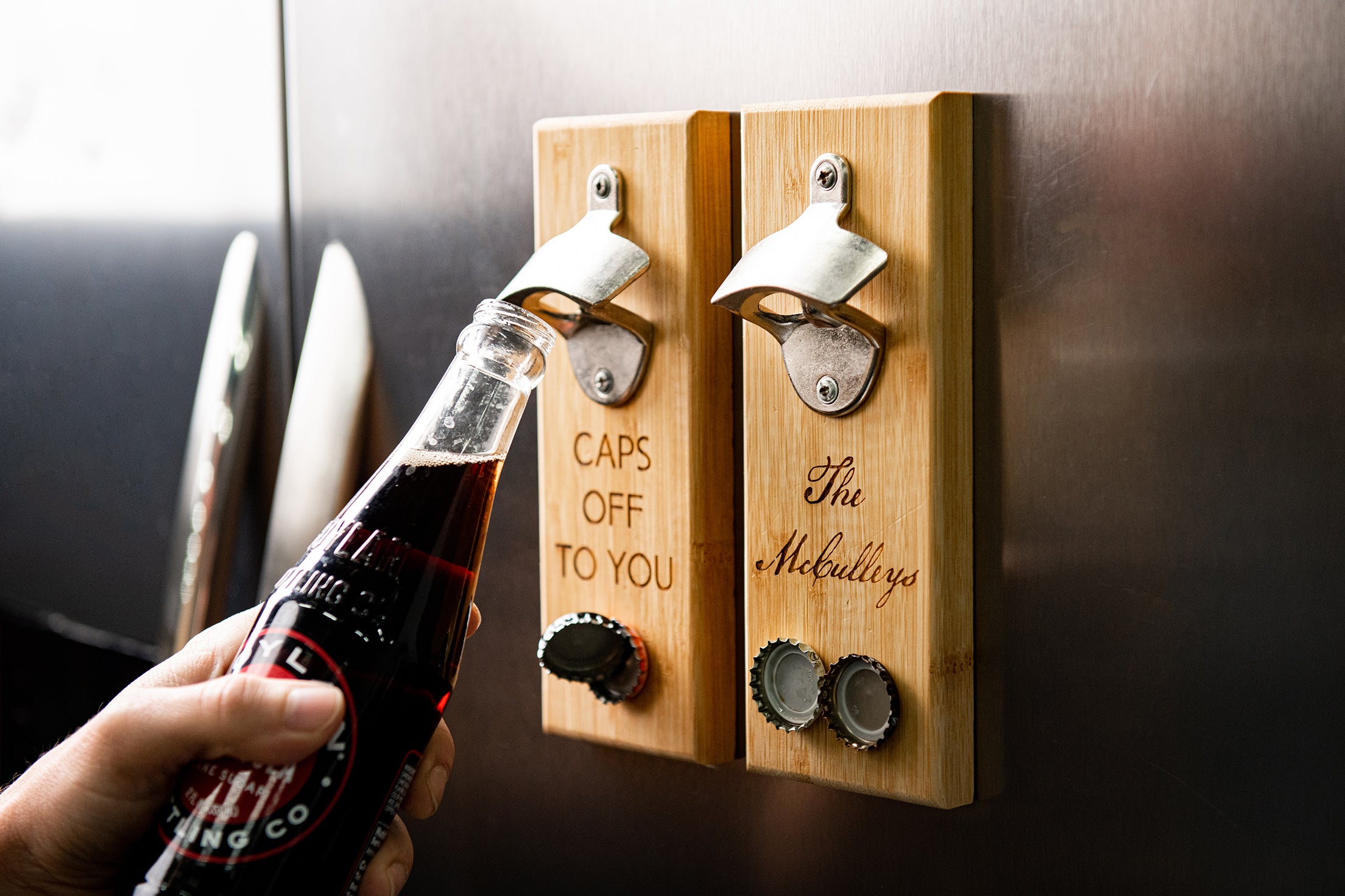Magnetic Fridge Mount Bottle Opener