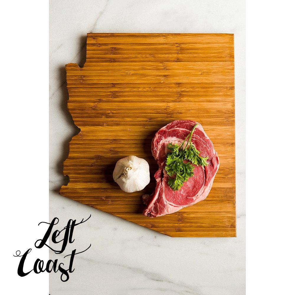 50 States Hometown Engraved State-Shaped Cutting Boards