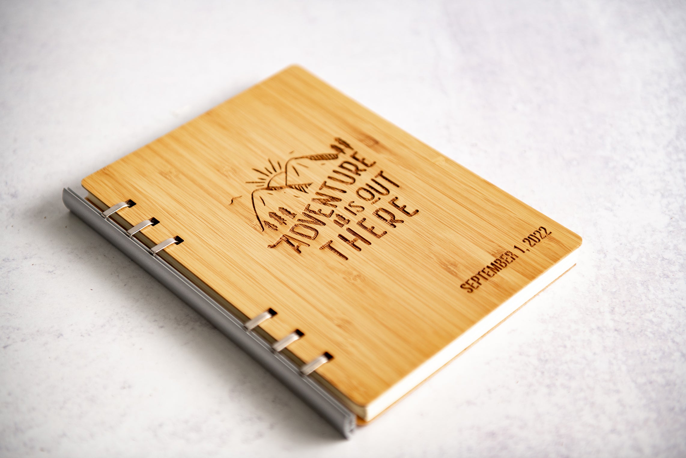 Personalized Wood Notebook