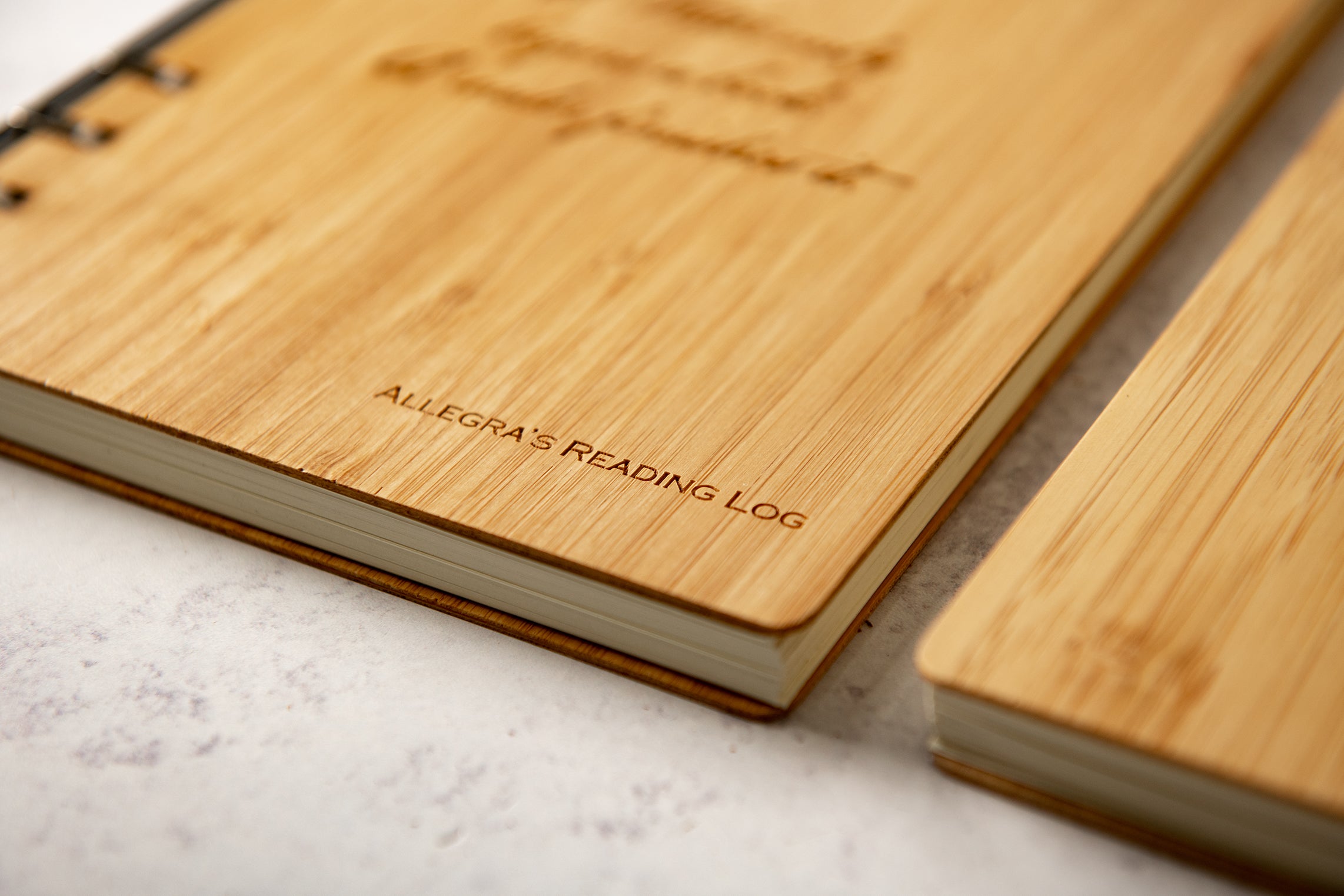 Personalized Wood Notebook