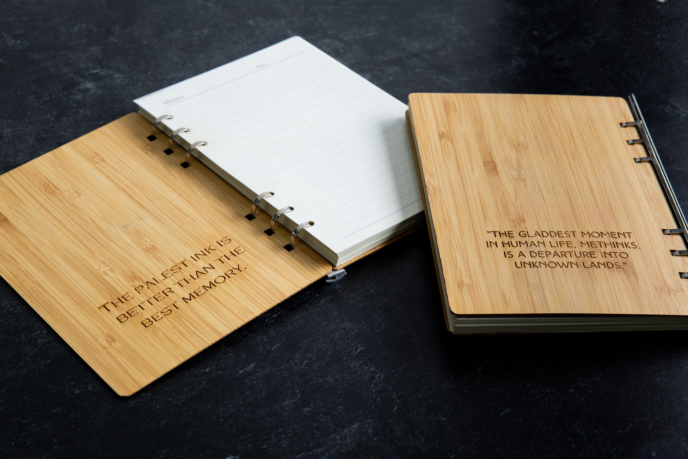 Personalized Wood Notebook