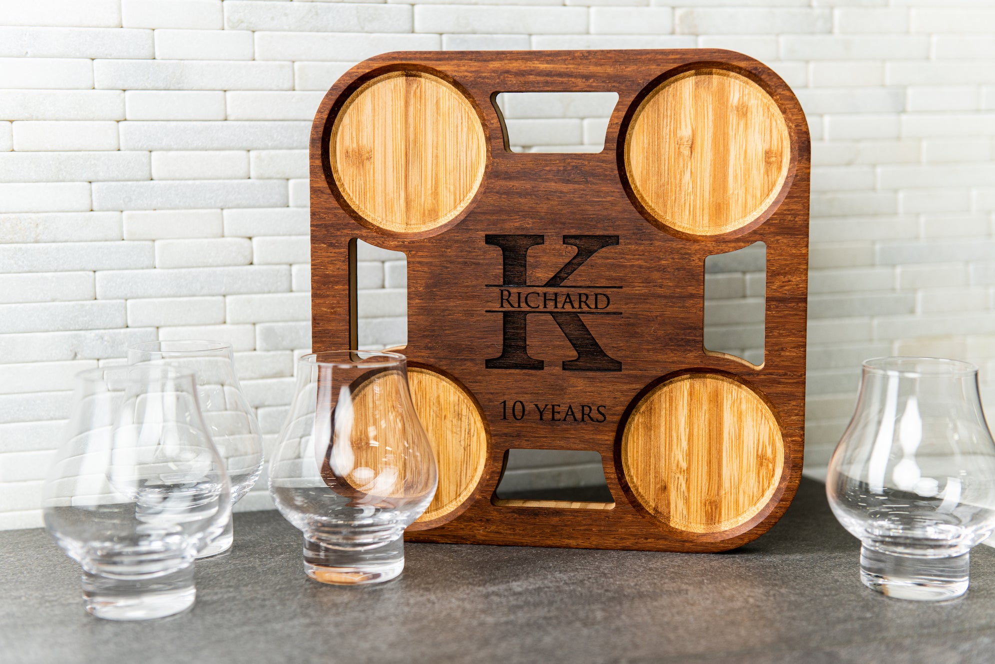 Personalized Decanter Tray