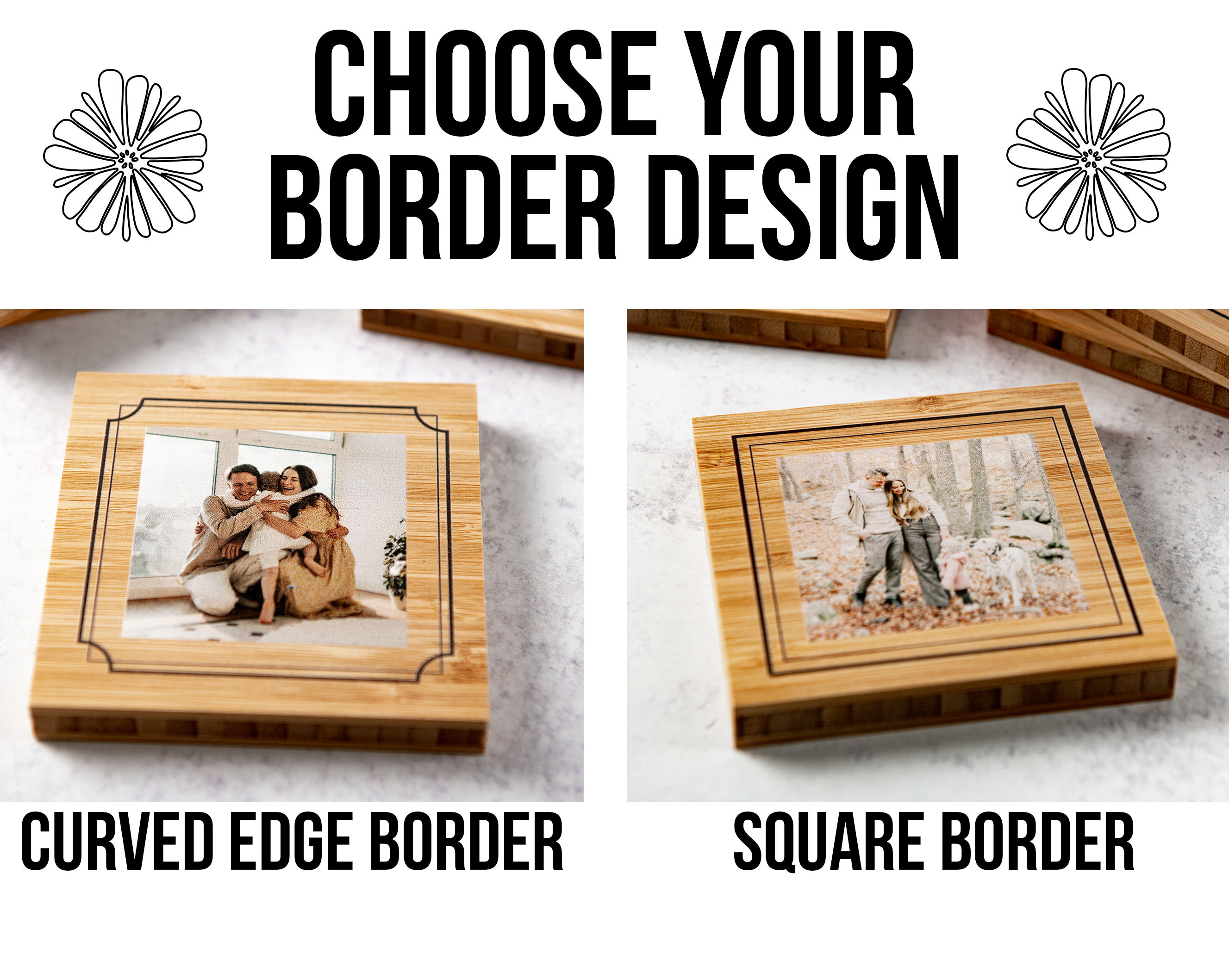 Custom Photo Wood Coasters