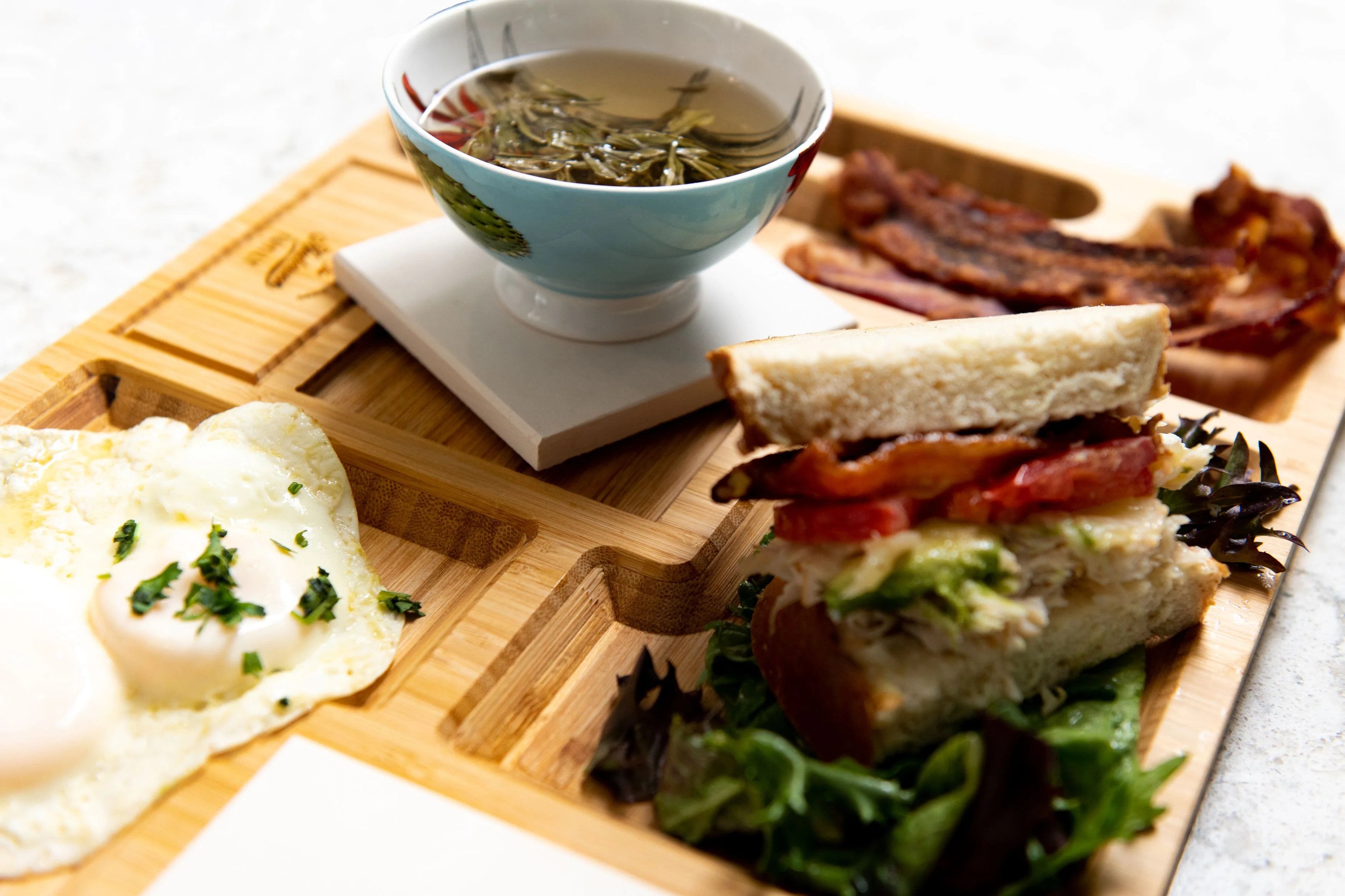 Personalized Brunch Board & Limestone Coasters