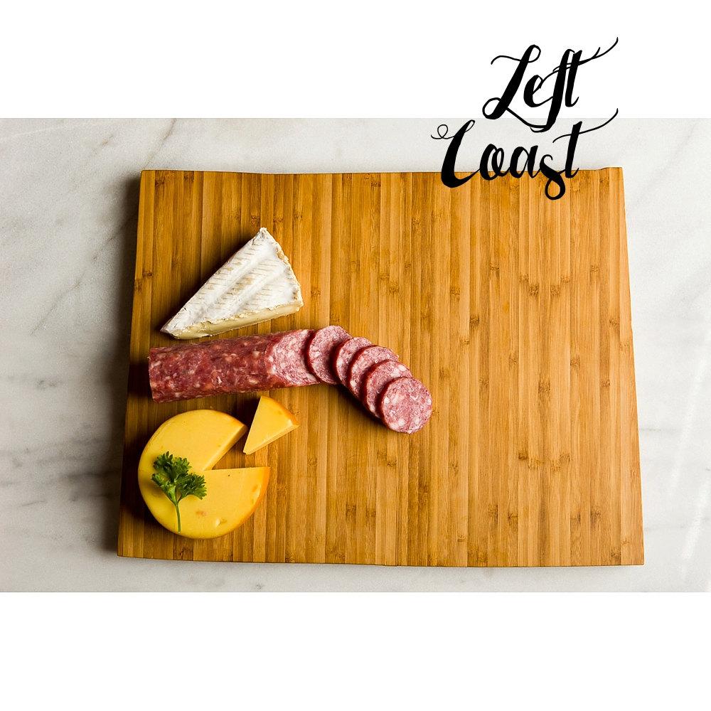 50 States Hometown Engraved State-Shaped Cutting Boards