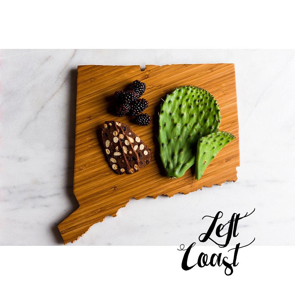 50 States Hometown Engraved State-Shaped Cutting Boards