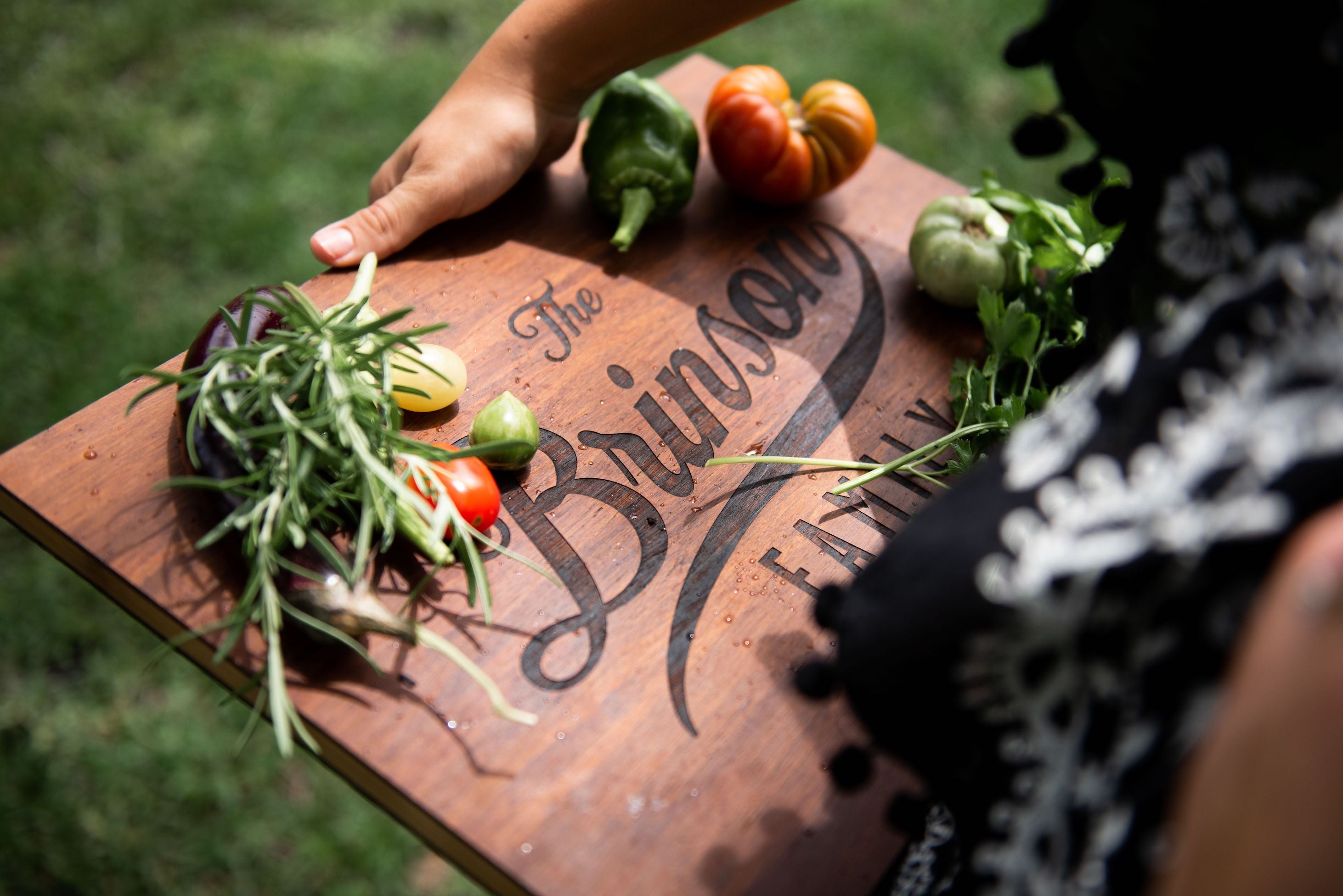 Espresso Personalized Cutting Board