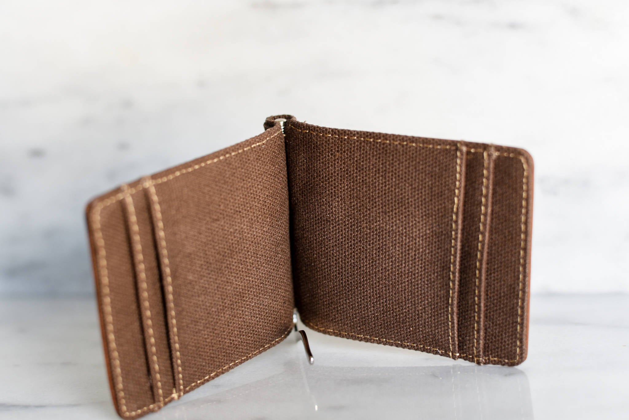 Personalized Leather Money Clip Wallet Slim Men Man Gift for Him Dad Father Boyfriend Guy Groomsman Best Man Handmade The Desoto Wallet