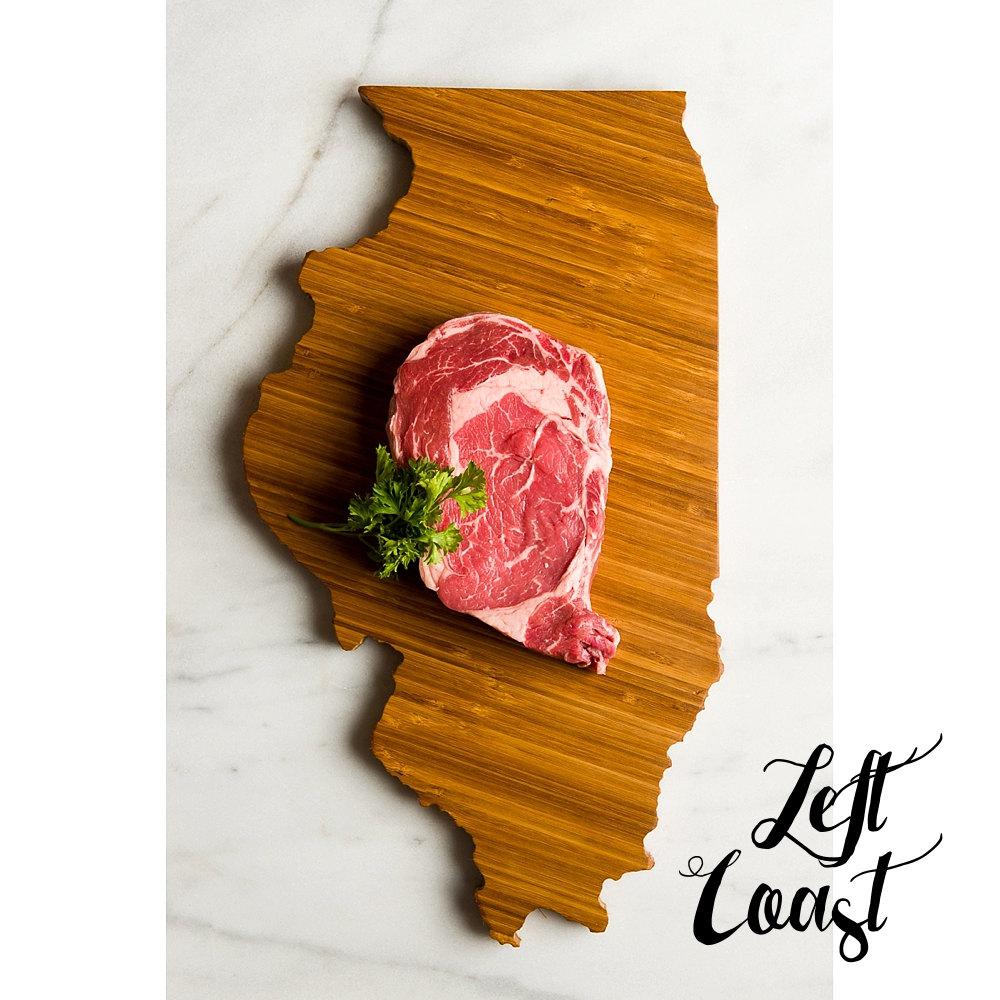 50 States Hometown Engraved State-Shaped Cutting Boards