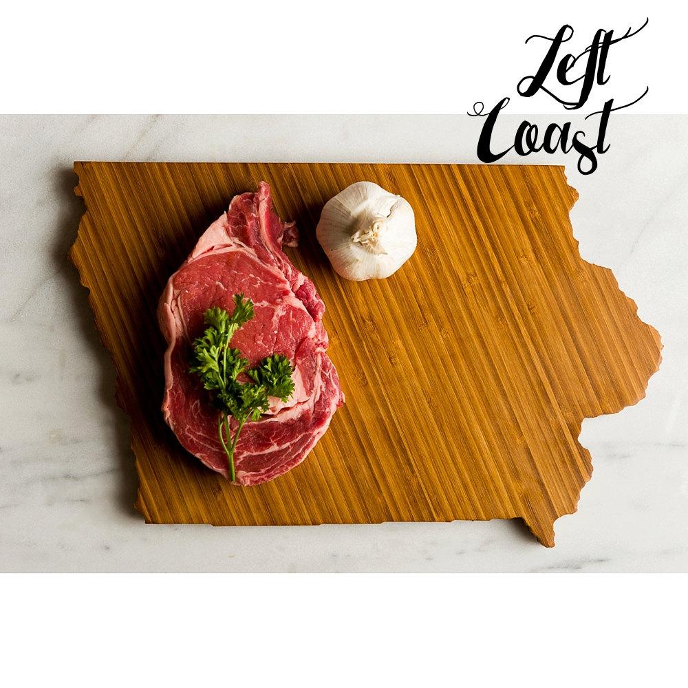 50 States Hometown Engraved State-Shaped Cutting Boards