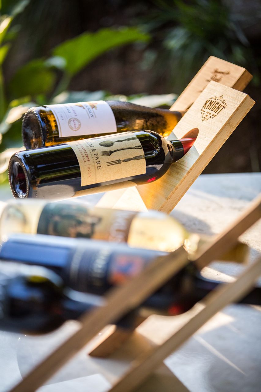 Personalized Levitating Wine Stand