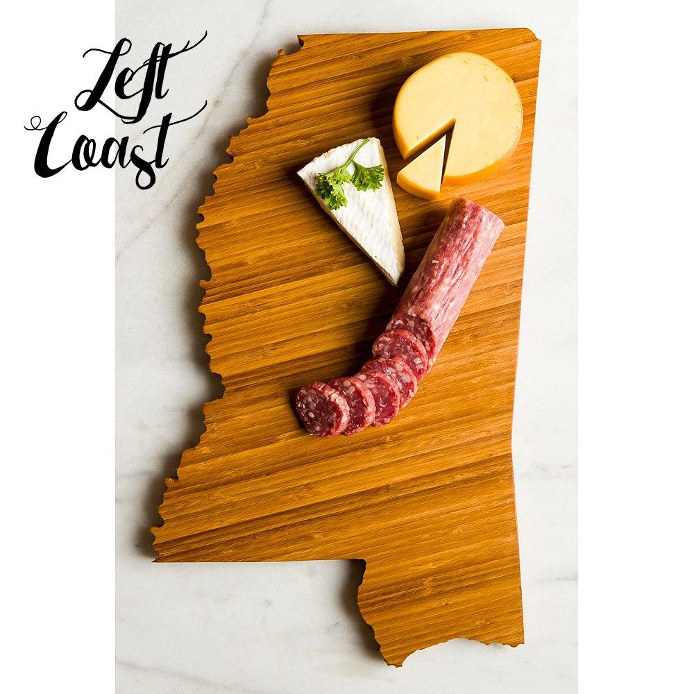 50 States Hometown Engraved State-Shaped Cutting Boards