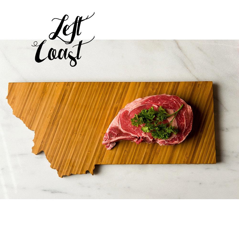 50 States Hometown Engraved State-Shaped Cutting Boards