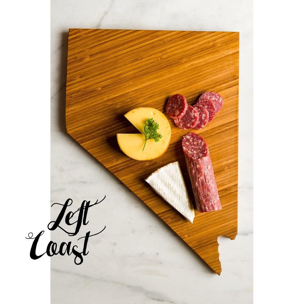 50 States Hometown Engraved State-Shaped Cutting Boards