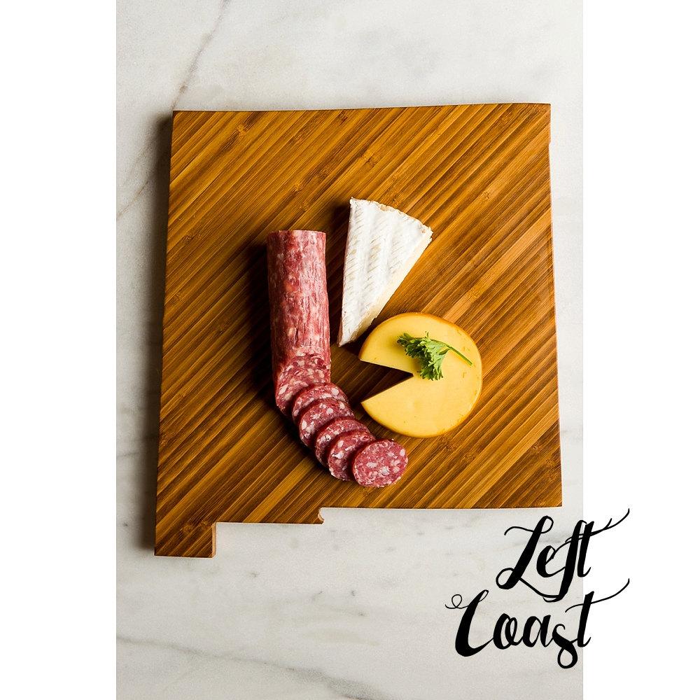 50 States Hometown Engraved State-Shaped Cutting Boards