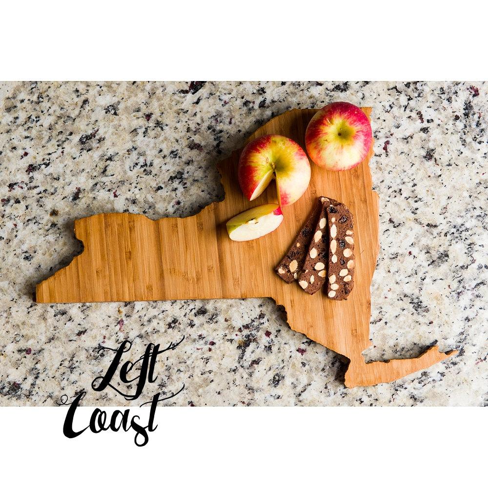 50 States Hometown Engraved State-Shaped Cutting Boards